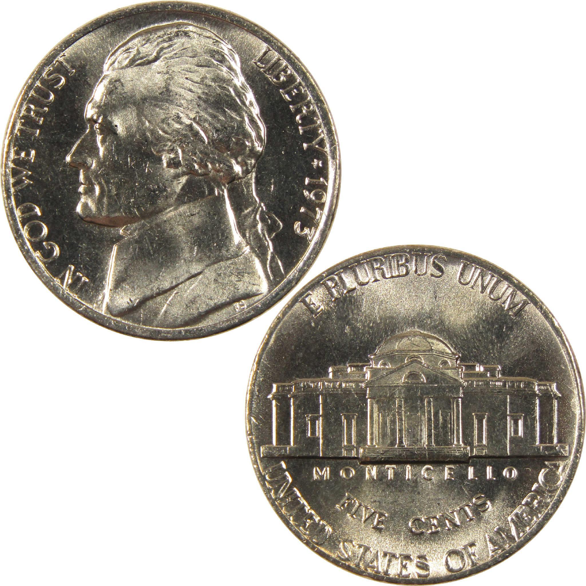 1973 Jefferson Nickel Uncirculated 5c Coin