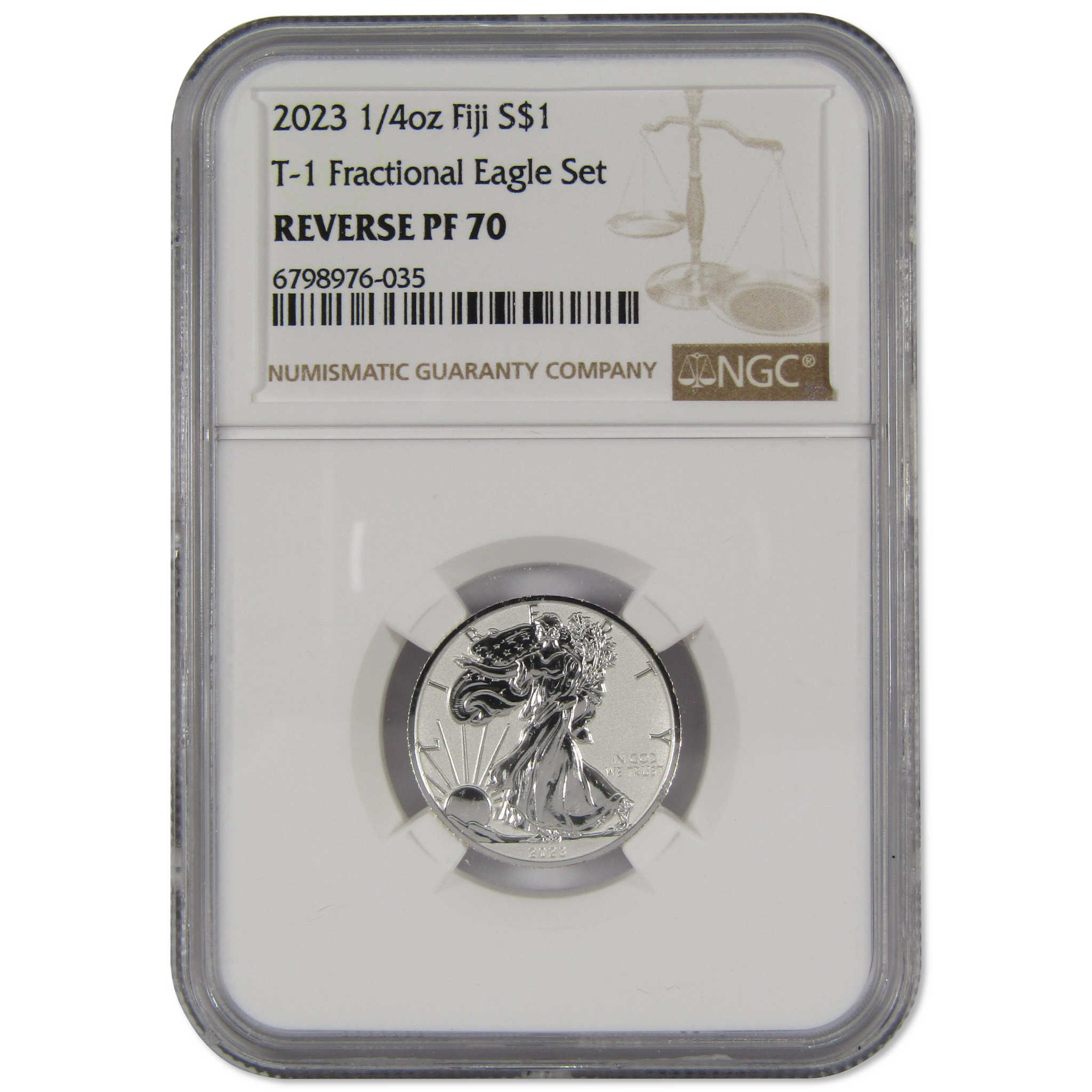 2023 Fiji Fractional Silver Eagle 4pc Set Reverse PF 70 NGC SKU:OPC102