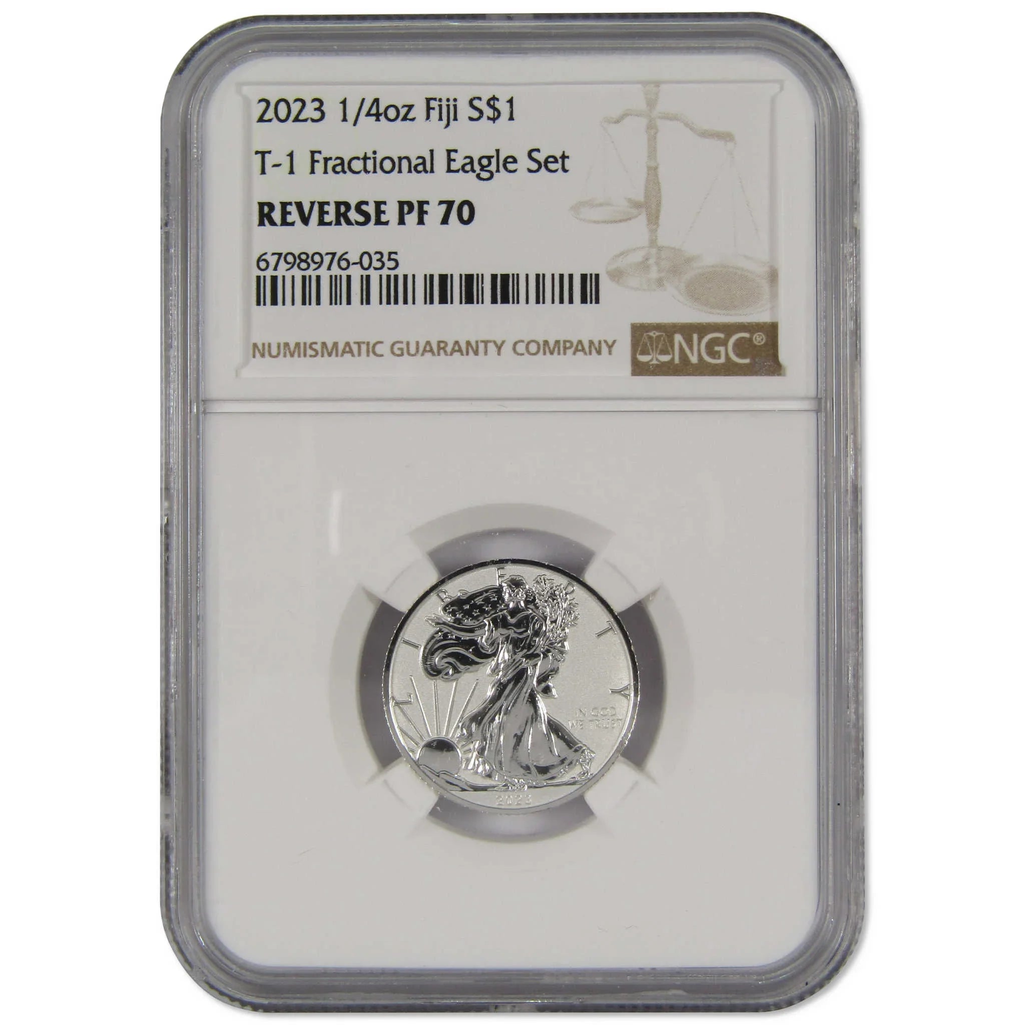 2023 Fiji Fractional Silver Eagle 4pc Set Reverse PF 70 NGC SKU:OPC102