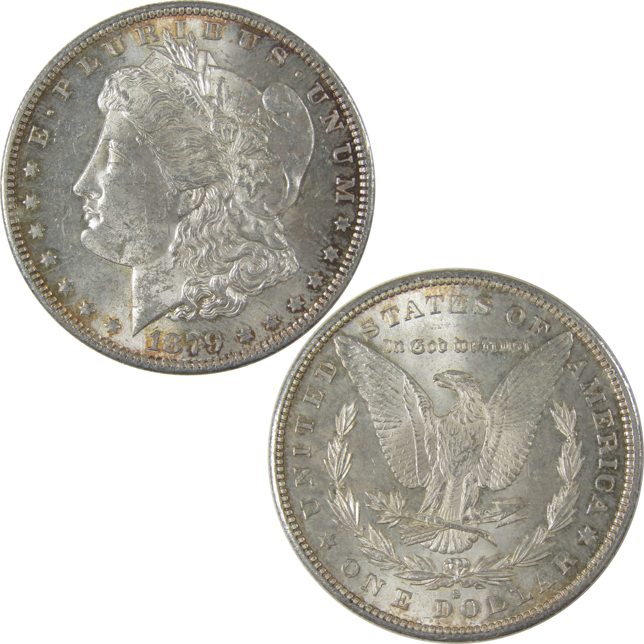 1879 S Morgan Dollar Uncirculated Silver $1 Coin SKU:I22705 - Morgan coin - Morgan silver dollar - Morgan silver dollar for sale - Profile Coins & Collectibles
