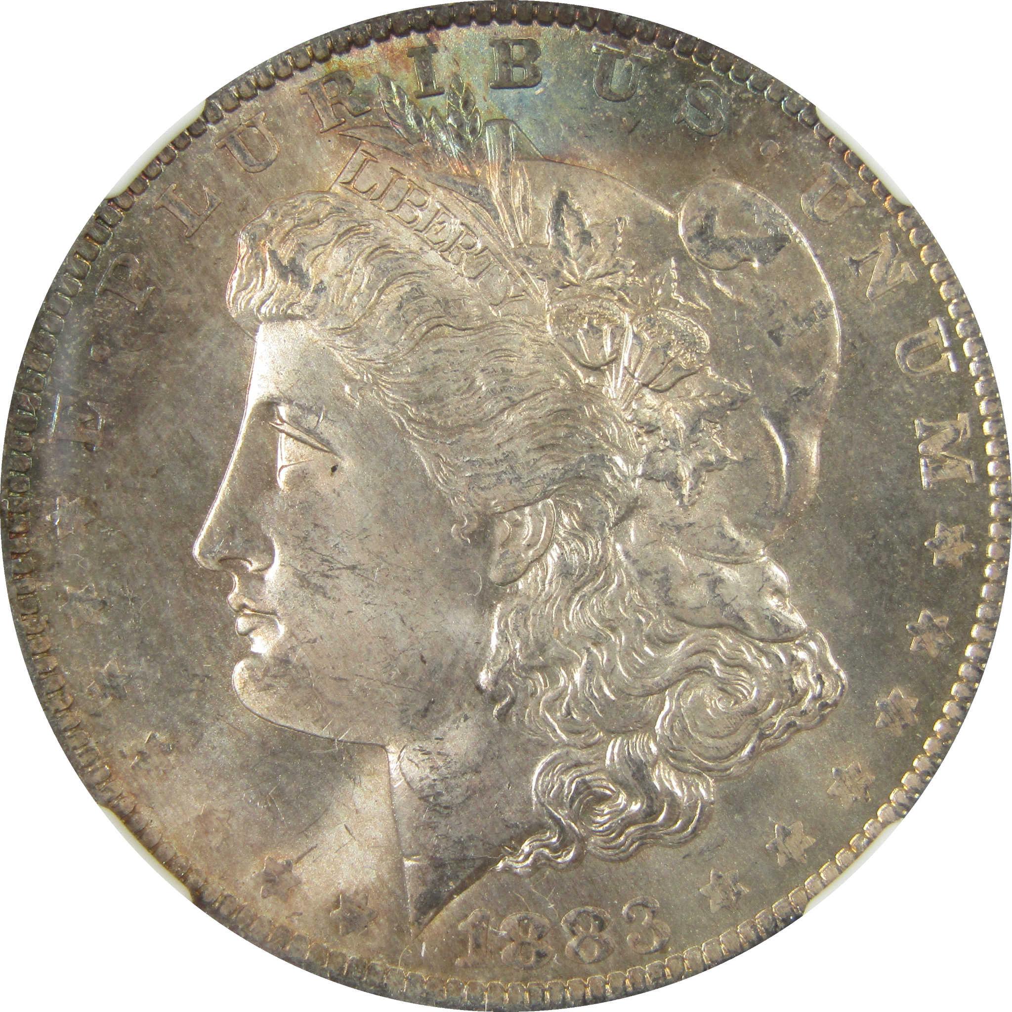 1883 O Morgan Silver Dollar MS 65 NGC Uncirculated Toned SKU:I27551