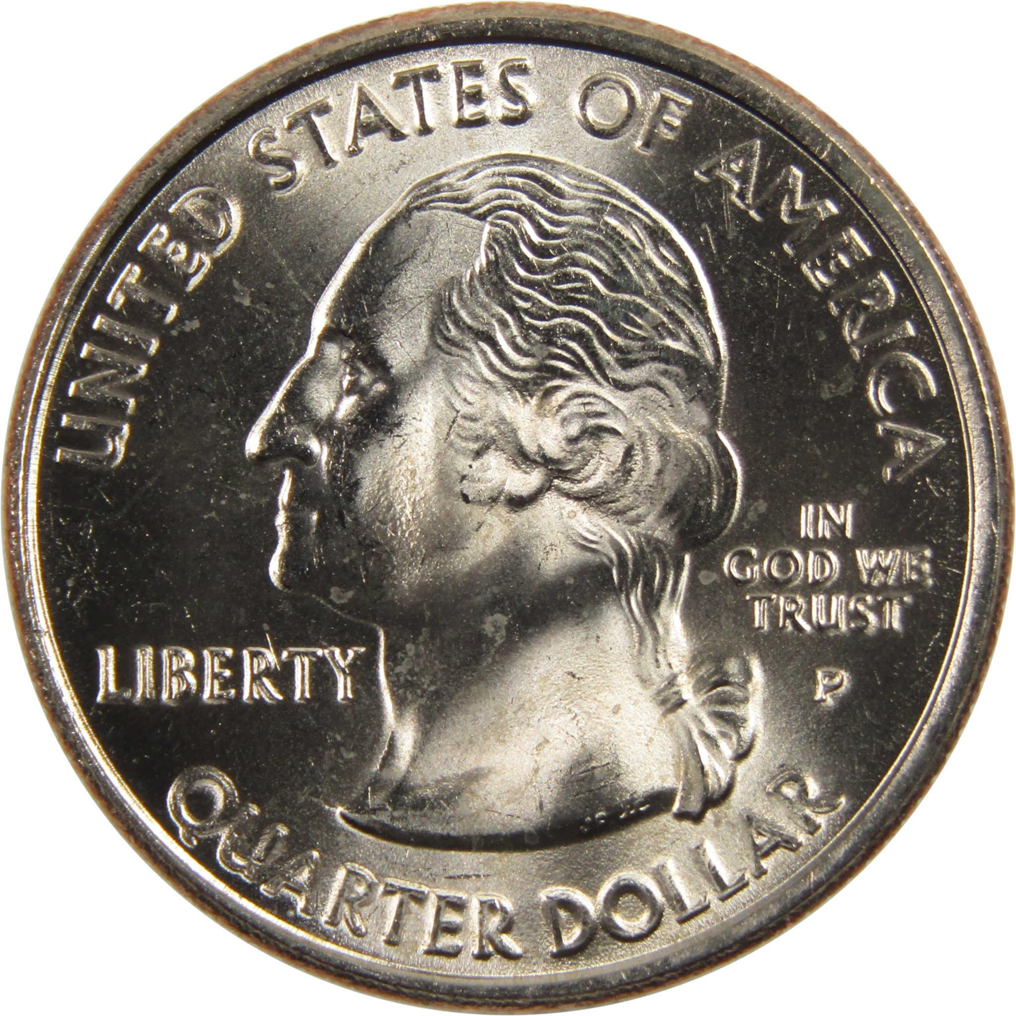 2001 P Rhode Island State Quarter BU Uncirculated Clad 25c Coin