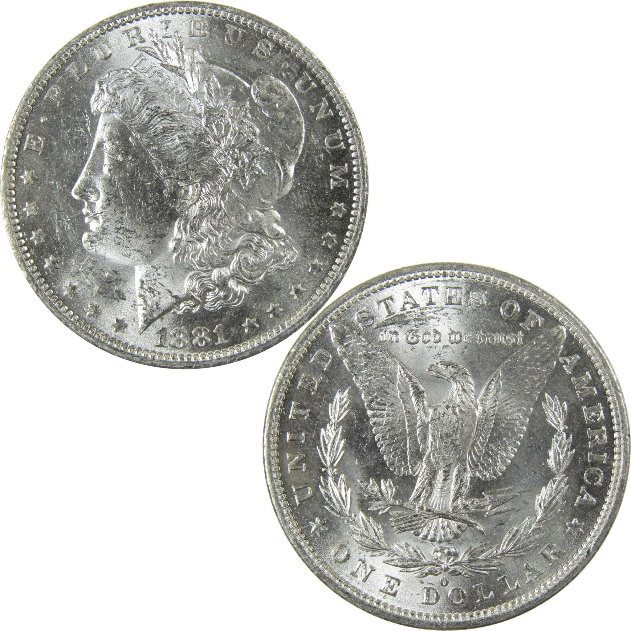 1881 O Morgan Silver Dollar Uncirculated Mint State $1 Coin SKU:I27761 - Morgan coin - Morgan silver dollar - Morgan silver dollar for sale - Profile Coins & Collectibles