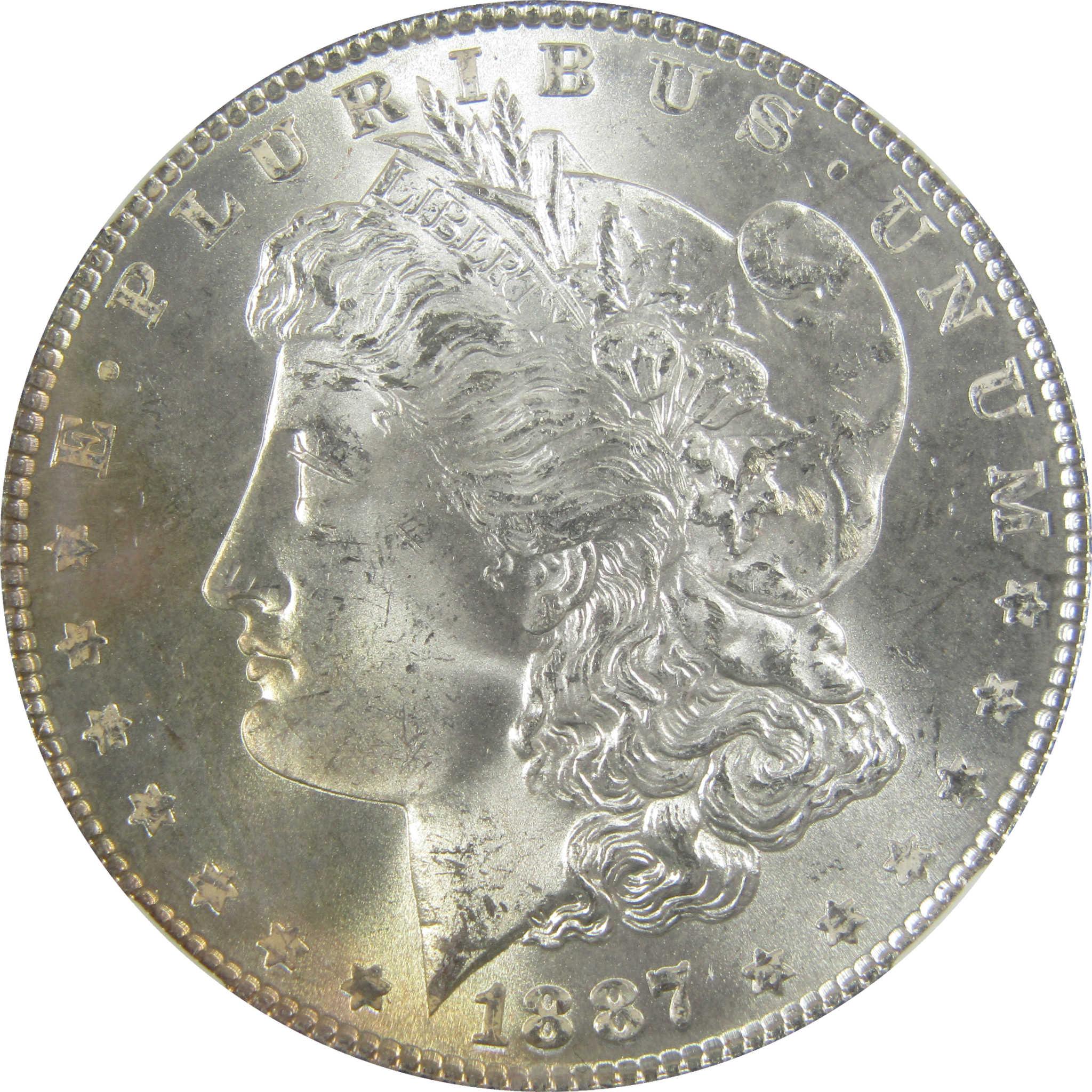 1887 Morgan Silver Dollar MS 65 NGC Uncirculated $1 Coin SKU:I27550 - Morgan coin - Morgan silver dollar - Morgan silver dollar for sale - Profile Coins & Collectibles