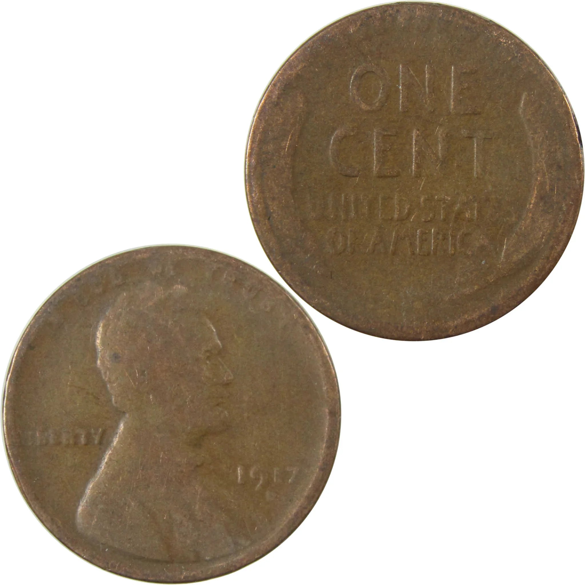 1917 D Lincoln Wheat Cent G Good Penny 1c Coin Collectible SKU:I26703