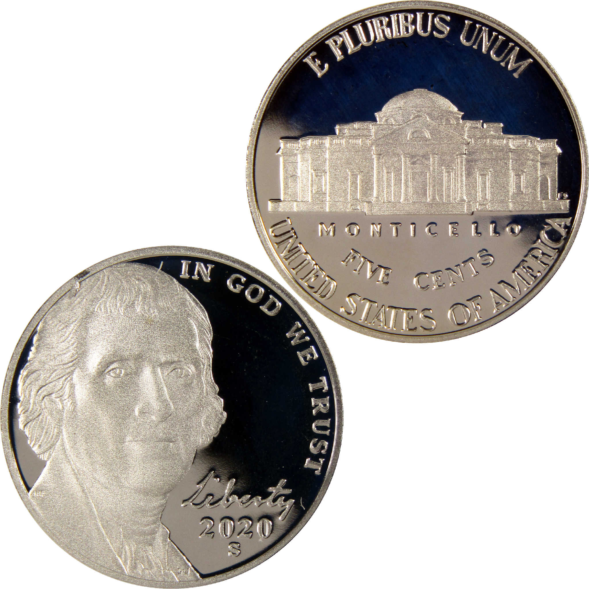 2020 S Jefferson Nickel Choice Proof 5c Coin