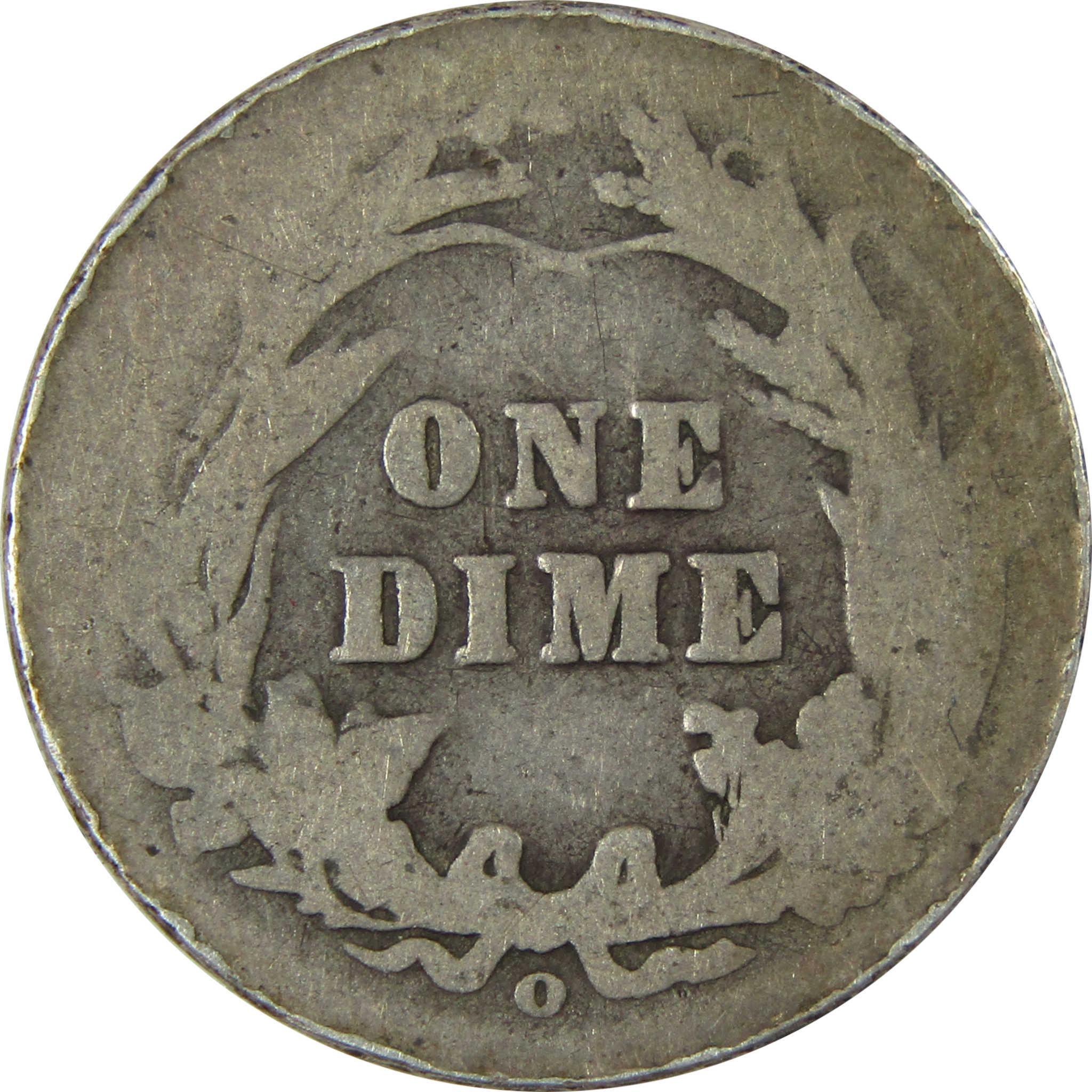 1905 O Micro O Barber Silver Dime G Good Details 10c Coin SKU:I26636