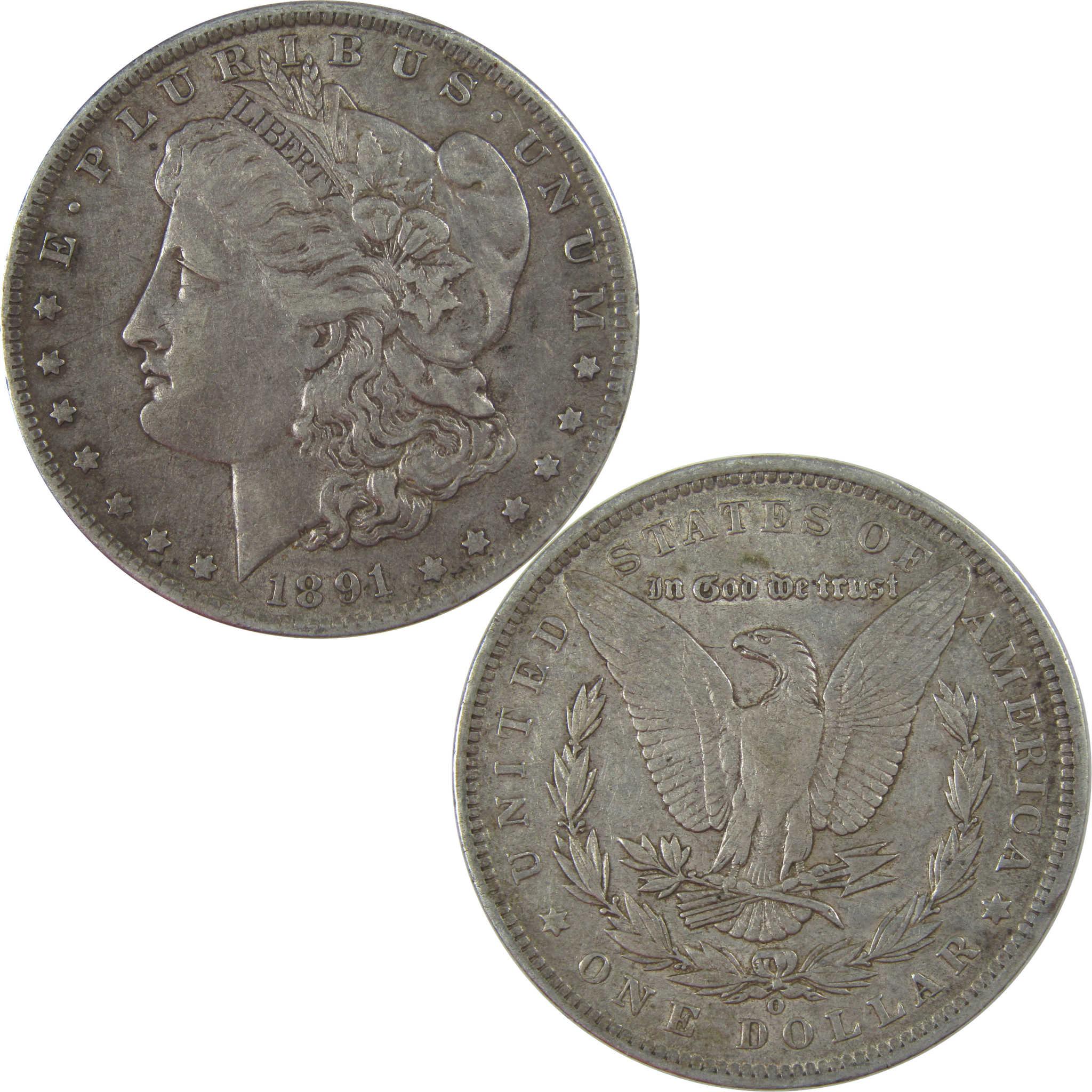 1891 O Morgan Dollar XF EF Extremely Fine Silver $1 Coin SKU:CPC1171 - Morgan coin - Morgan silver dollar - Morgan silver dollar for sale - Profile Coins & Collectibles