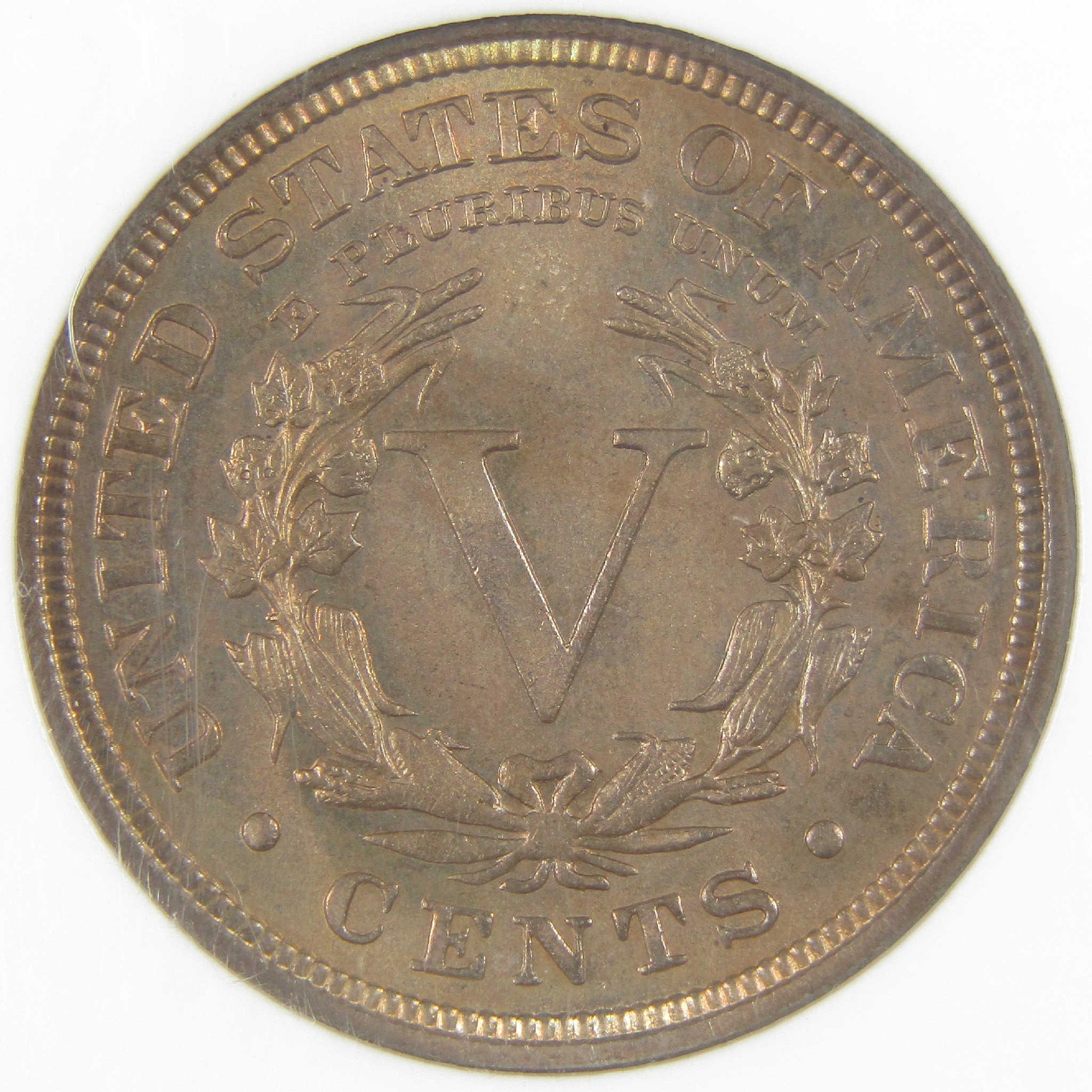 1912 Liberty Head V Nickel MS 65 NGC Uncirculated 5c Coin