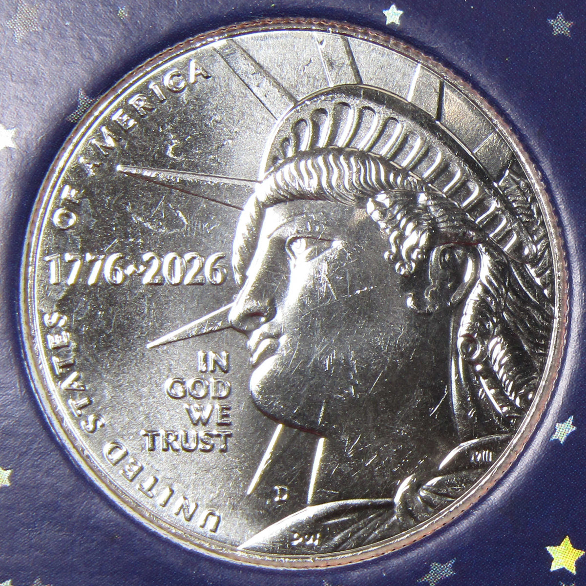 2026 Enduring Liberty Semiquincentennial 50c w/ Congratulations Holder