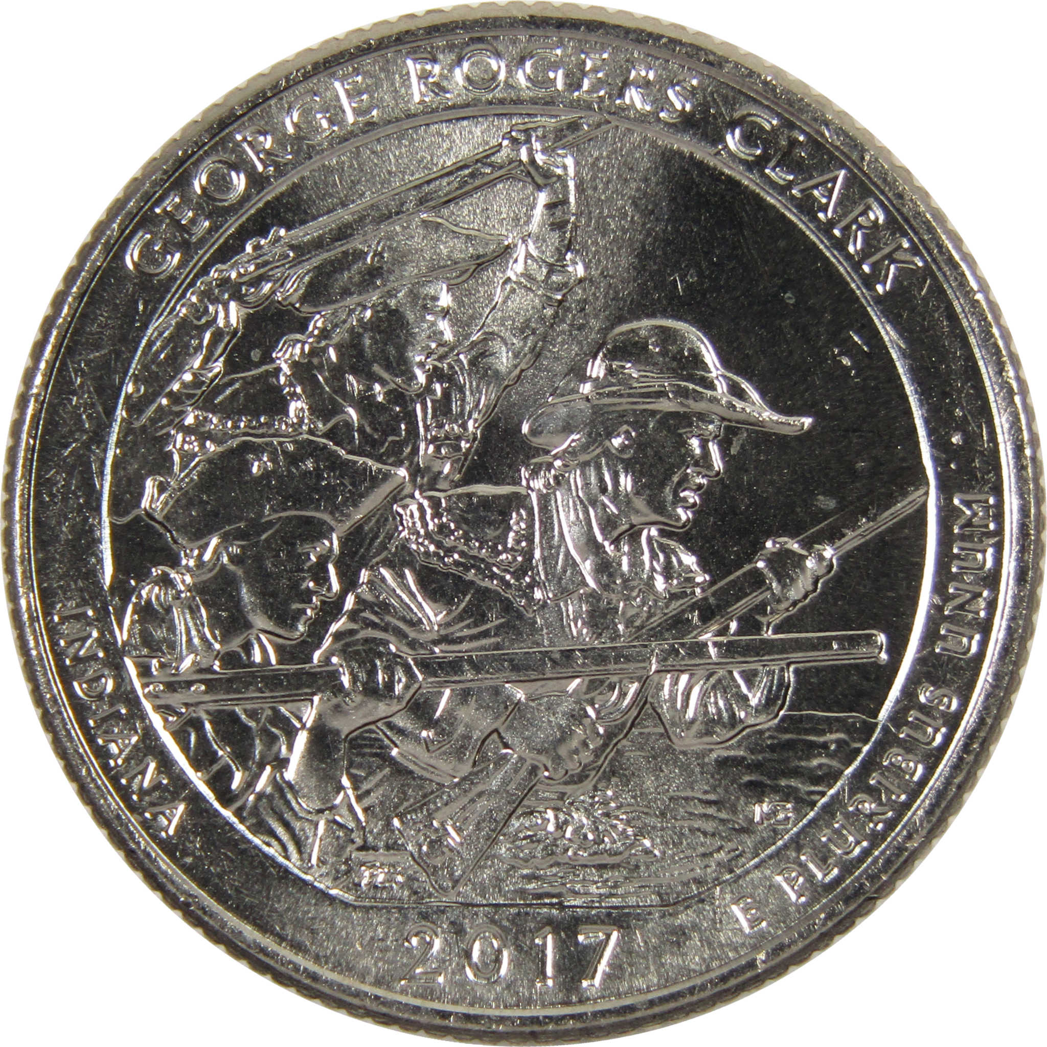 2017 D George Rogers Clark NHP National Park Quarter Uncirculated Clad