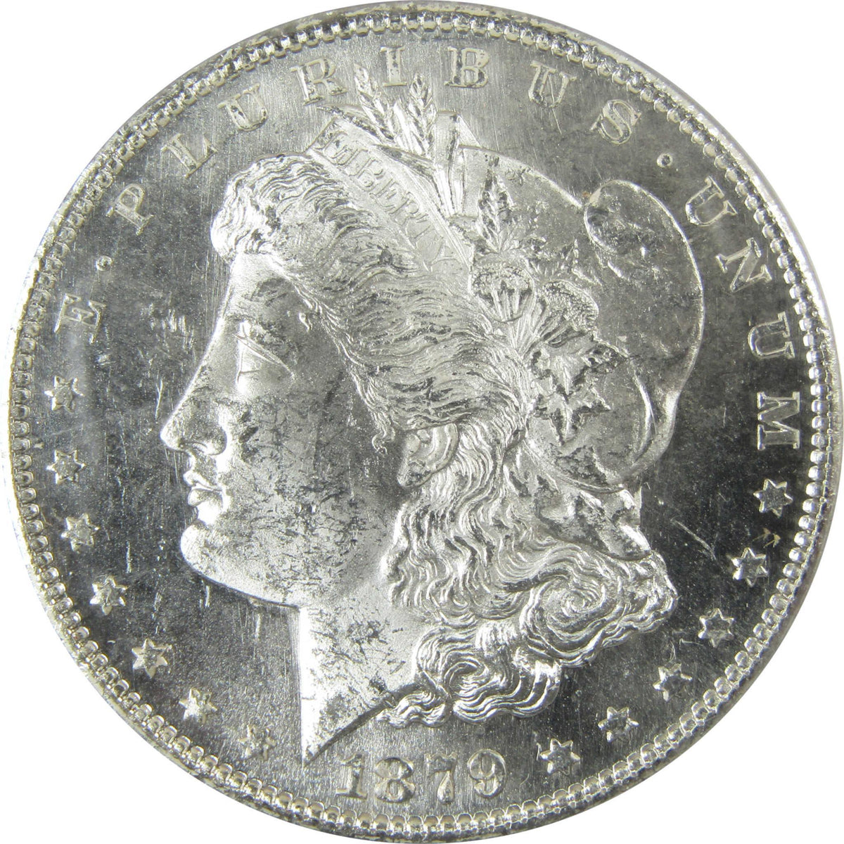 1879 S Rev 79 Morgan Silver Dollar MS 62 ANACS Uncirculated SKU:CP607 - Morgan coin - Morgan silver dollar - Morgan silver dollar for sale - Profile Coins & Collectibles