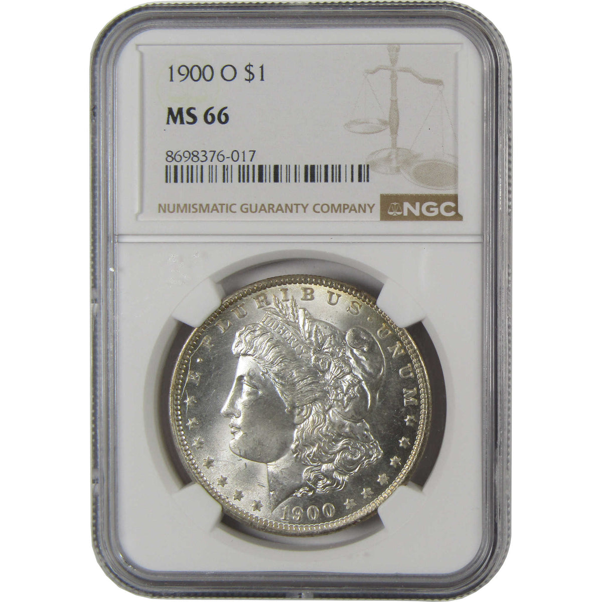 1900 O Morgan Silver Dollar MS 66 NGC Uncirculated $1 Coin Collectible - Morgan coin - Morgan silver dollar - Morgan silver dollar for sale - Profile Coins & Collectibles