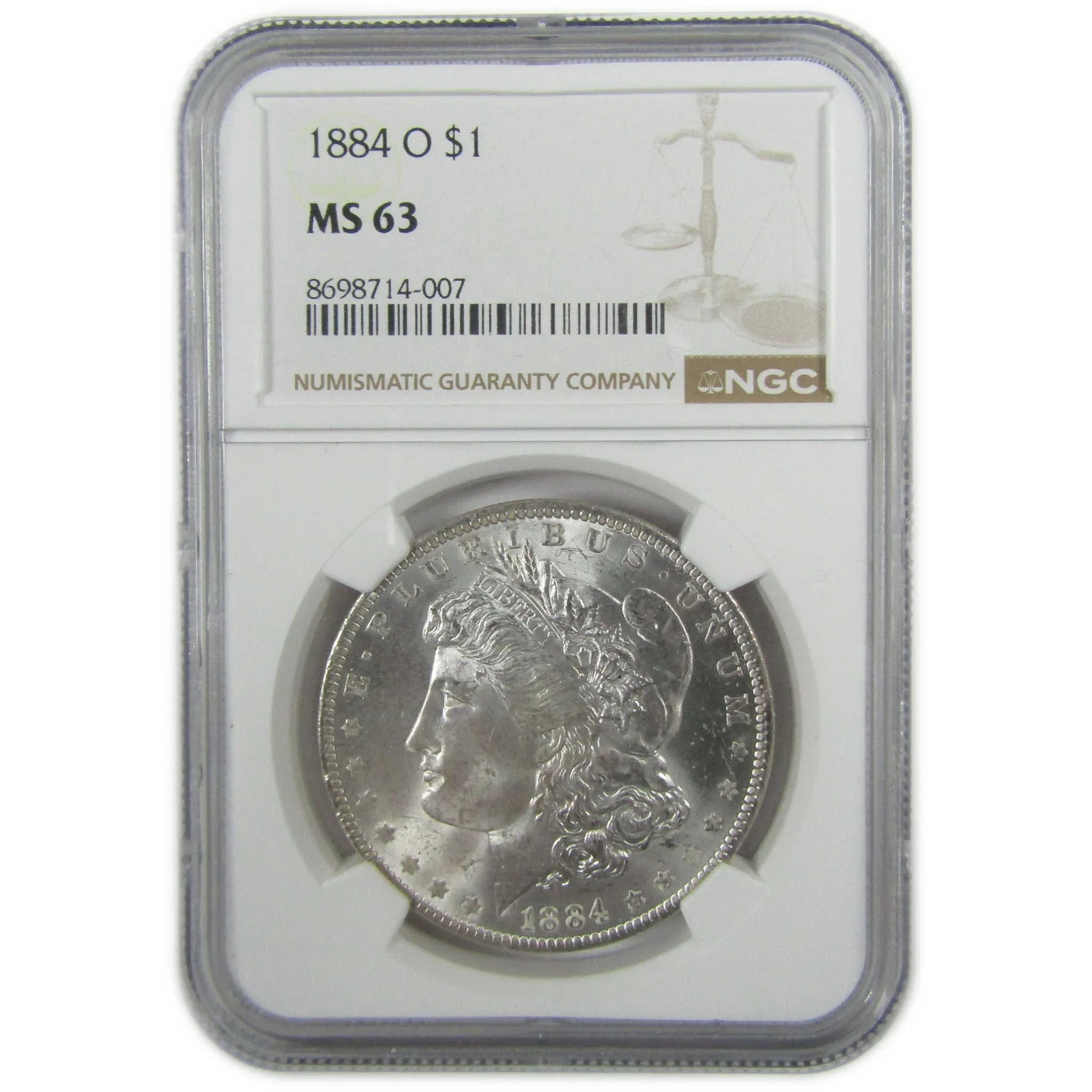 1884 O Morgan Silver Dollar MS 63 NGC Uncirculated $1 Coin SKU:I27888 - Morgan coin - Morgan silver dollar - Morgan silver dollar for sale - Profile Coins & Collectibles