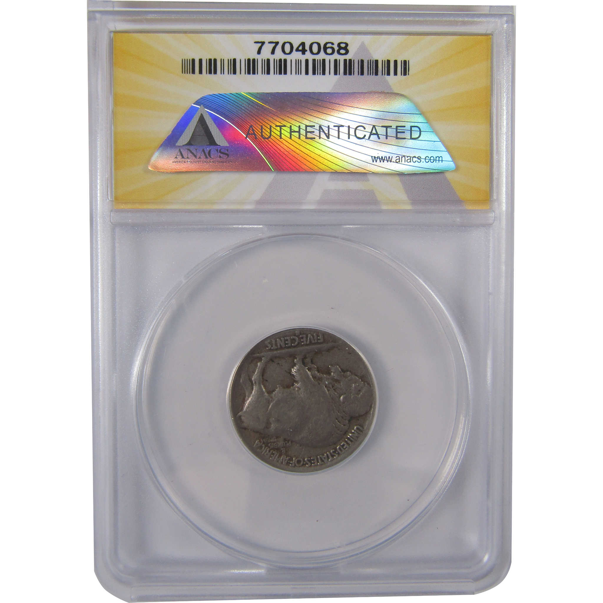 1914 S Indian Head Buffalo Nickel F 12 ANACS 5c Coin SKU:I17505