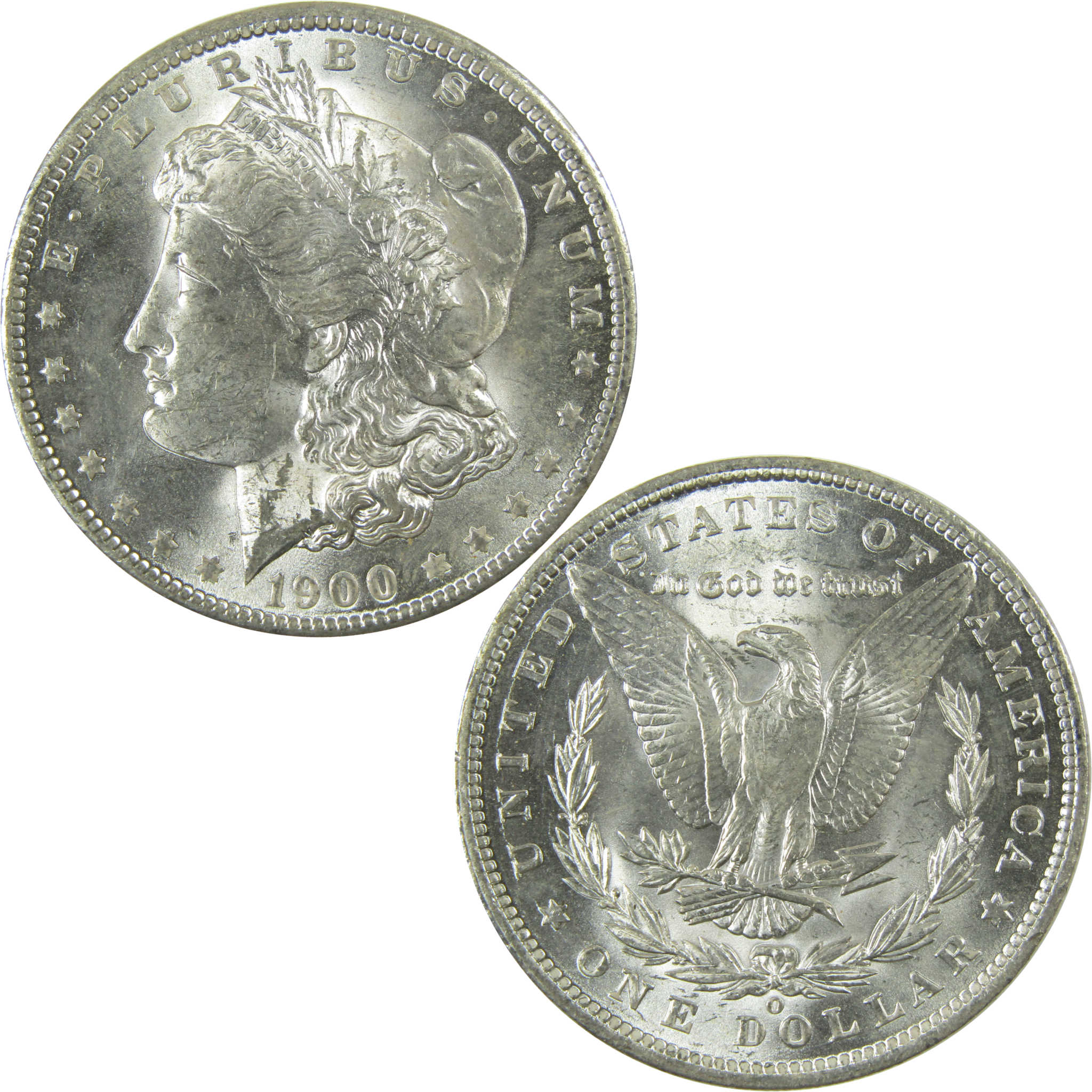 1900 O Morgan Silver Dollar Uncirculated Mint State $1 Coin SKU:I27778
