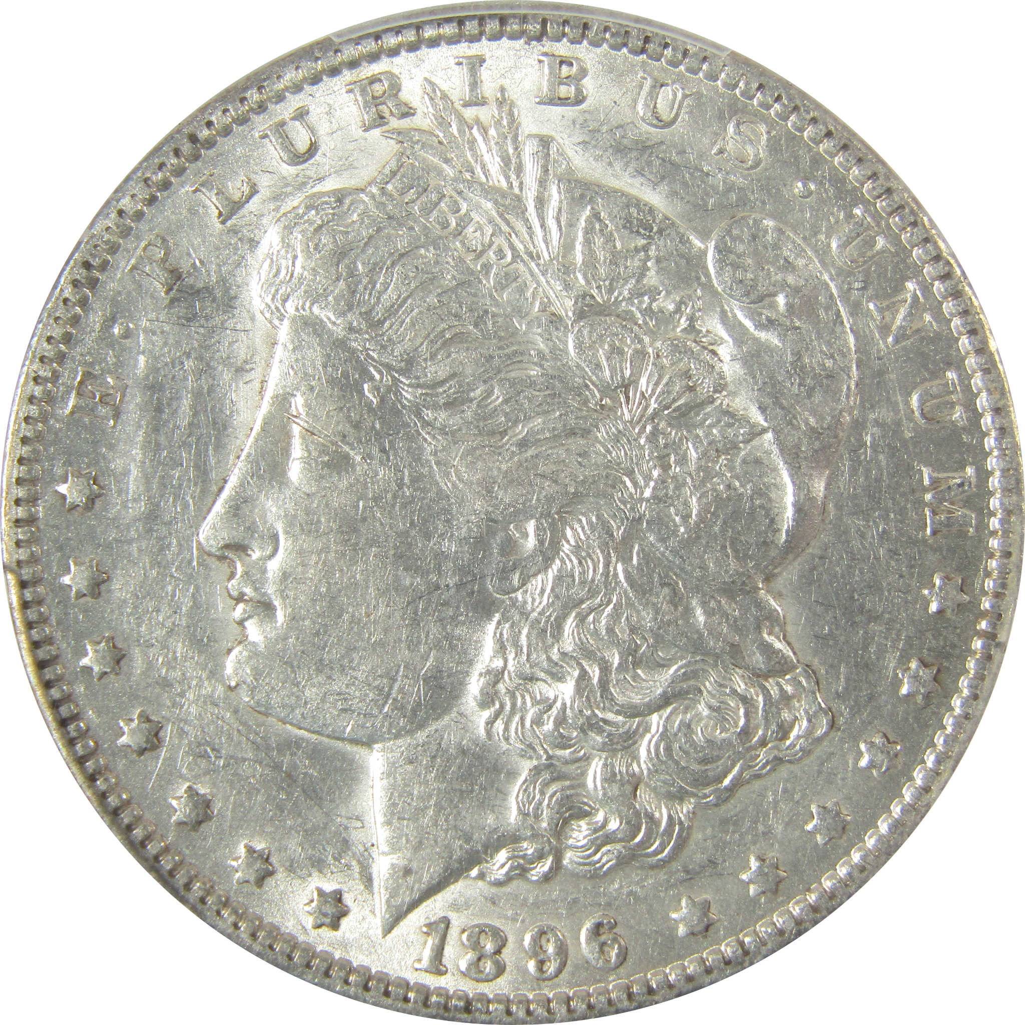 1896 O Morgan Dollar AU 53 PCGS Silver $1 Coin SKU:I19620 - Morgan coin - Morgan silver dollar - Morgan silver dollar for sale - Profile Coins & Collectibles