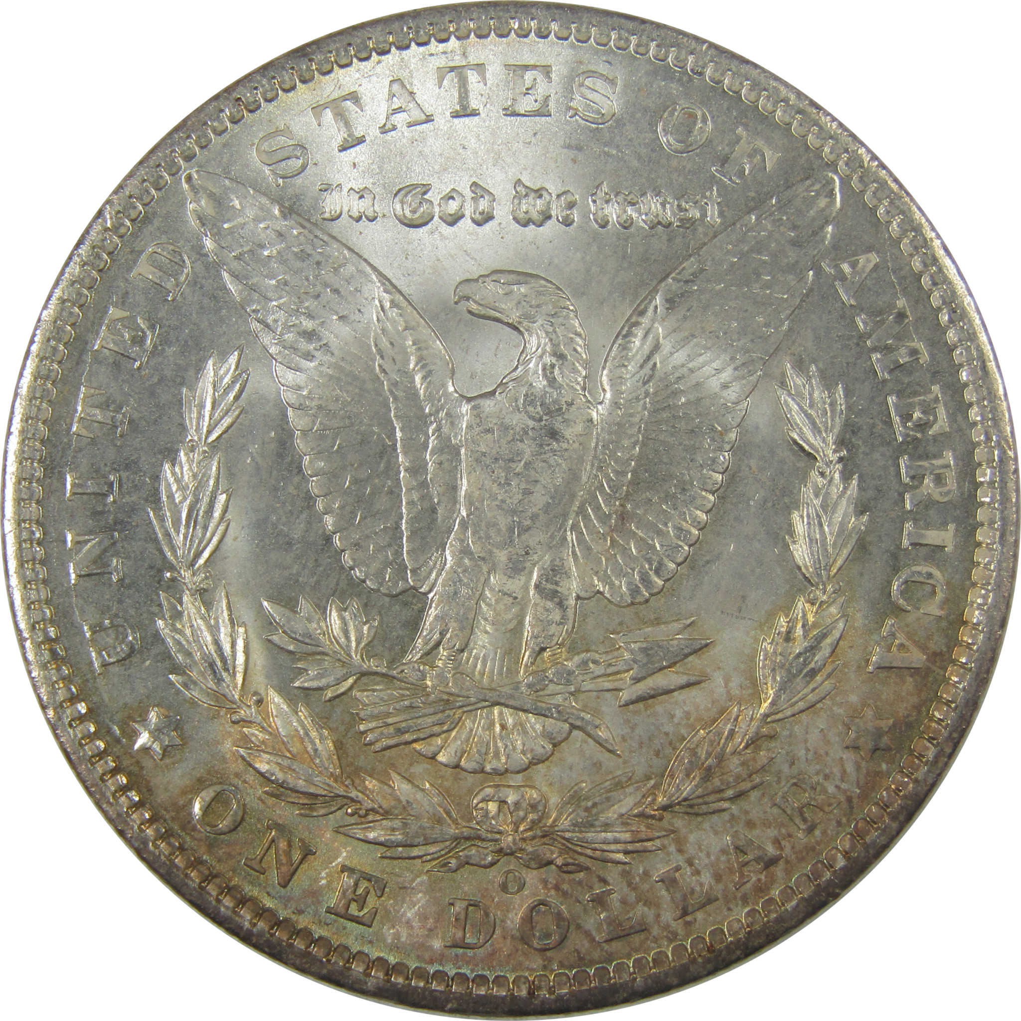 1904 O Morgan Dollar Uncirculated Silver $1 Coin Toned SKU:CP75