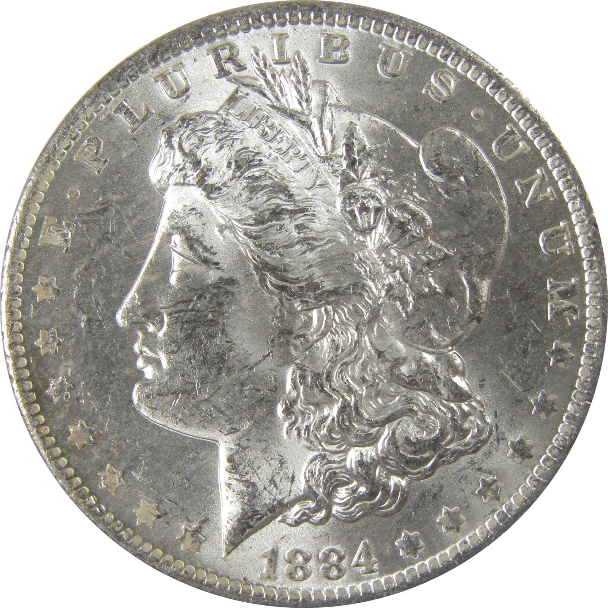 1884 O Morgan Silver Dollar BU Choice Uncirculated Toned SKU:I24174