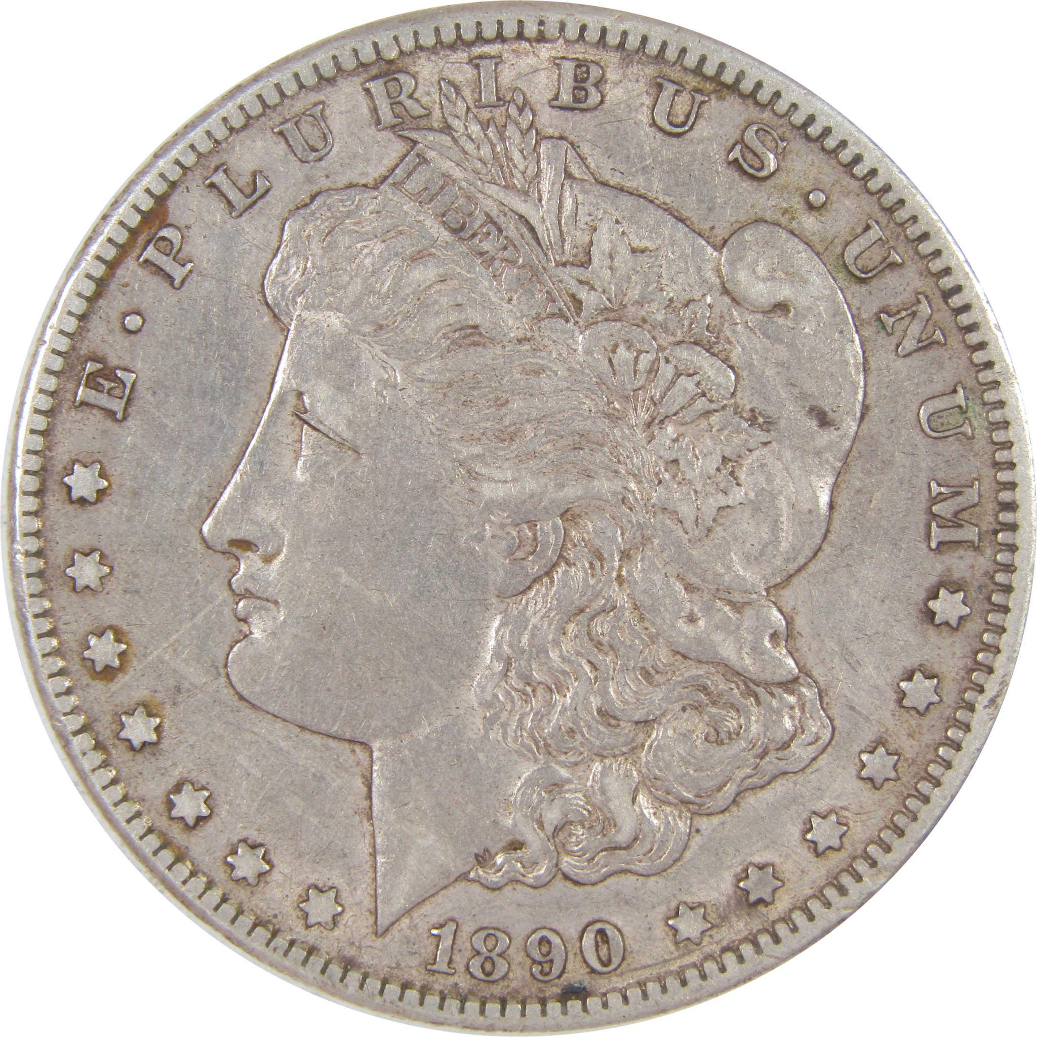 1890 CC Morgan Dollar XF EF Extremely Fine Silver $1 Coin SKU:I18784 - Morgan coin - Morgan silver dollar - Morgan silver dollar for sale - Profile Coins & Collectibles