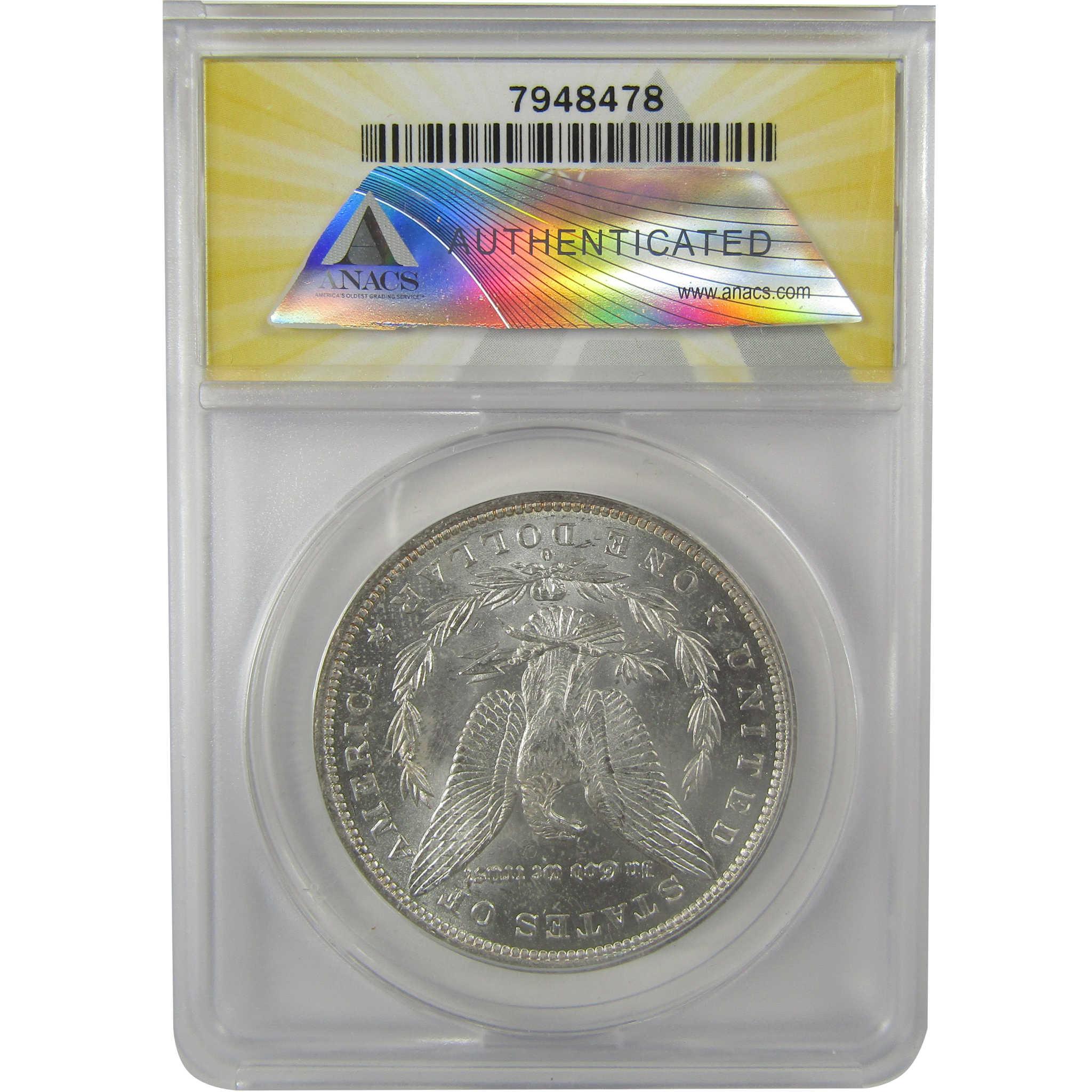 1882 O/S VAM-4 Recessed Top 100 Morgan Dollar MS 62 ANACS SKU:I21950 - Morgan coin - Morgan silver dollar - Morgan silver dollar for sale - Profile Coins & Collectibles