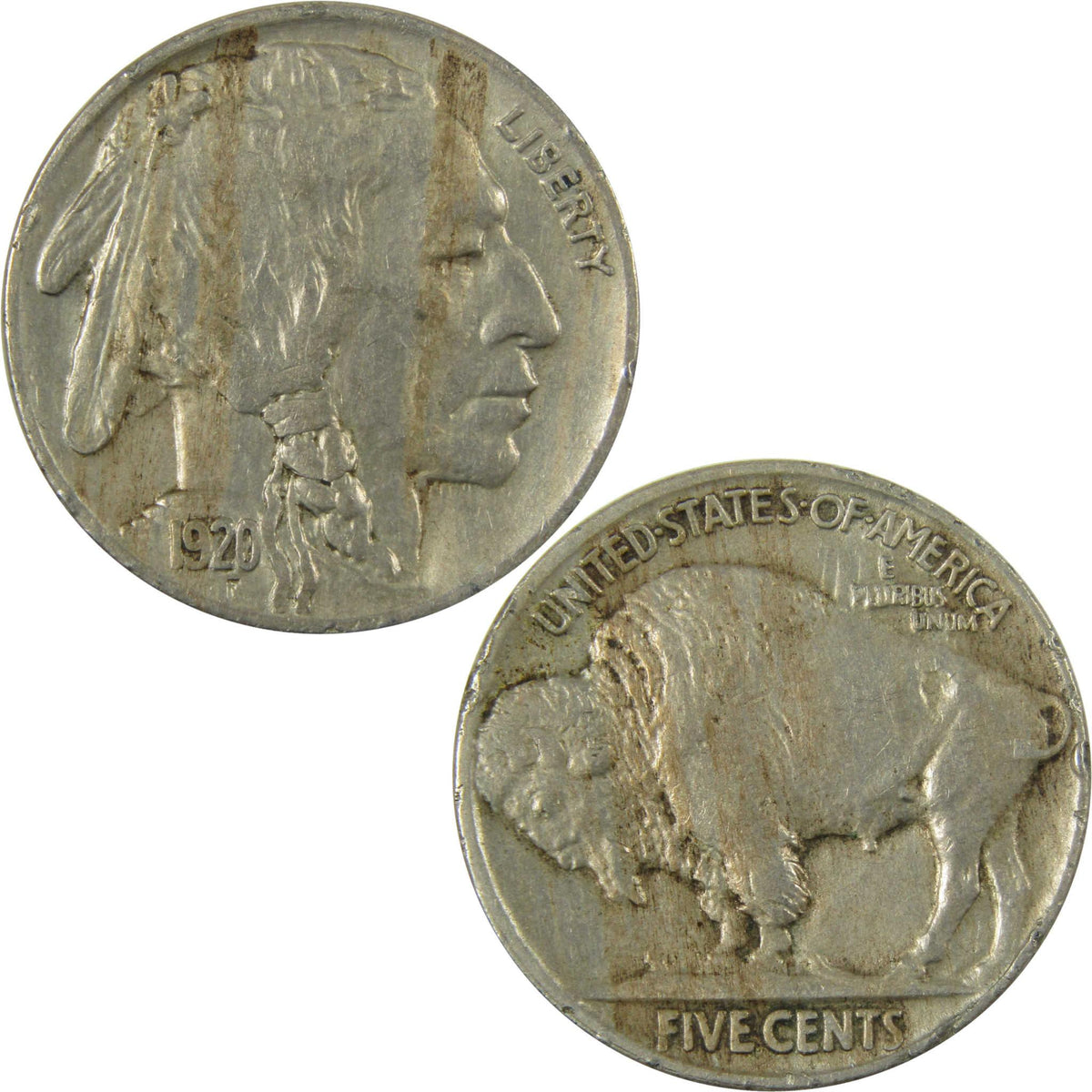1920 Indian Head Buffalo Nickel XF EF Extremely Fine SKU:I27673