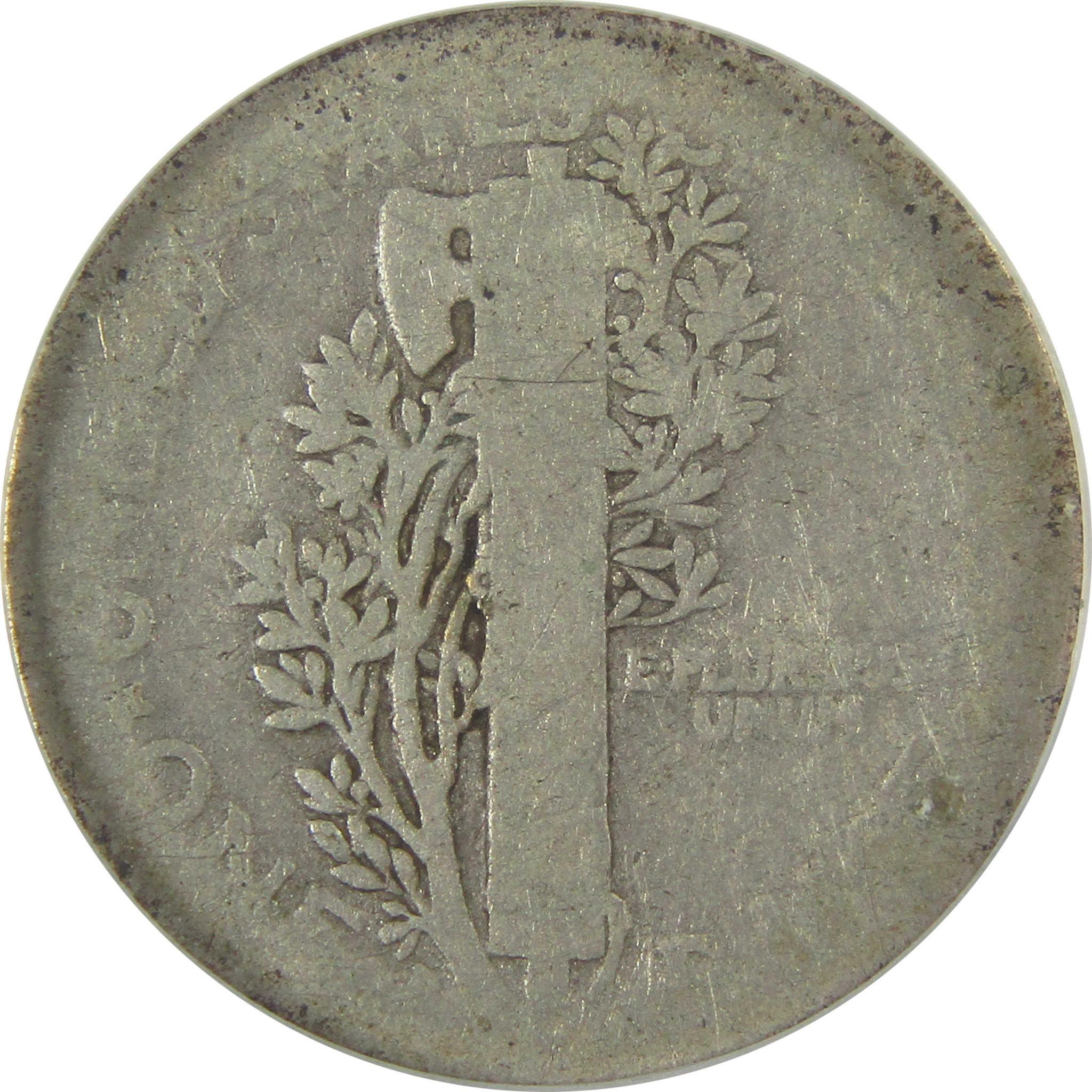 1916 D Mercury Dime FR 2 Details ANACS Silver 10c Coin SKU:I20007