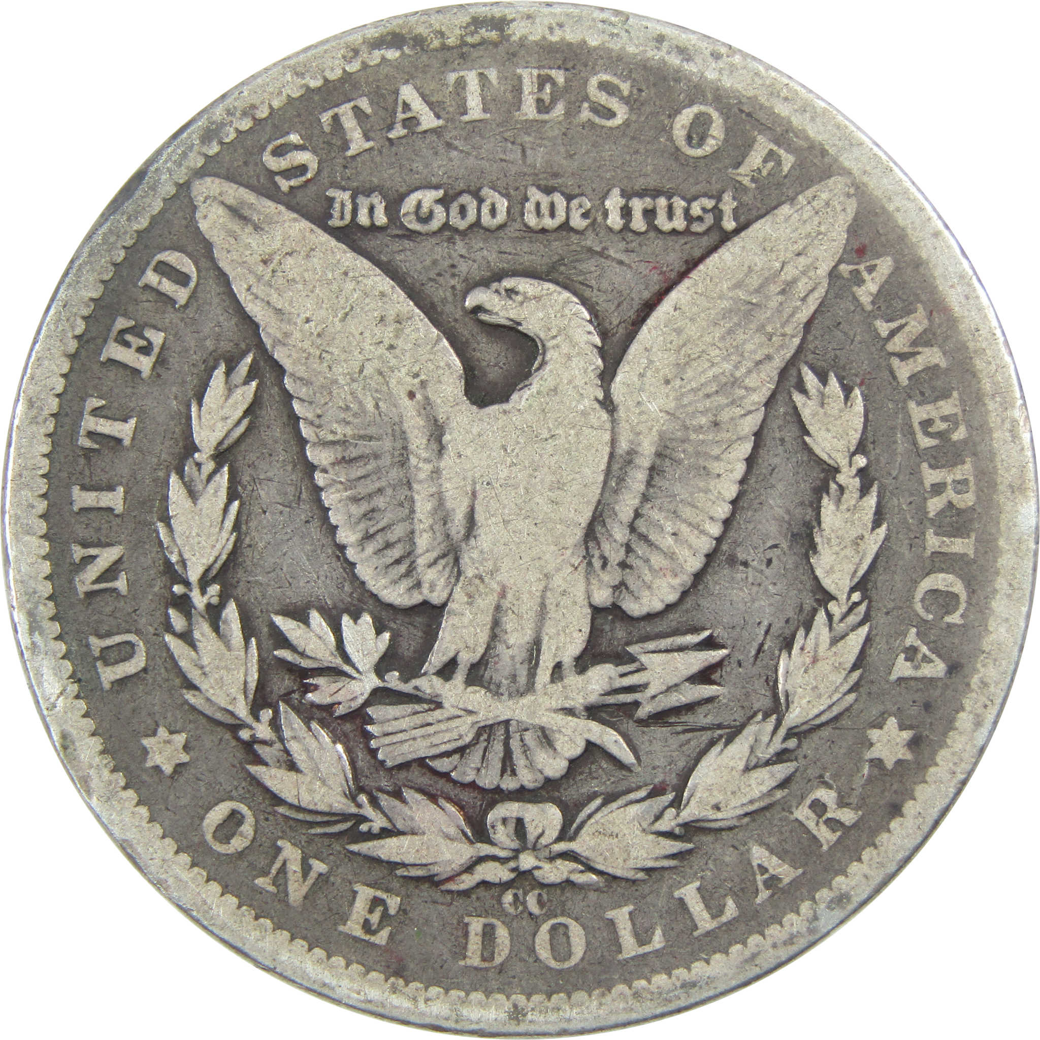 1893 CC Morgan Dollar VG Very Good Silver $1 Coin SKU:I13119 - Morgan coin - Morgan silver dollar - Morgan silver dollar for sale - Profile Coins & Collectibles