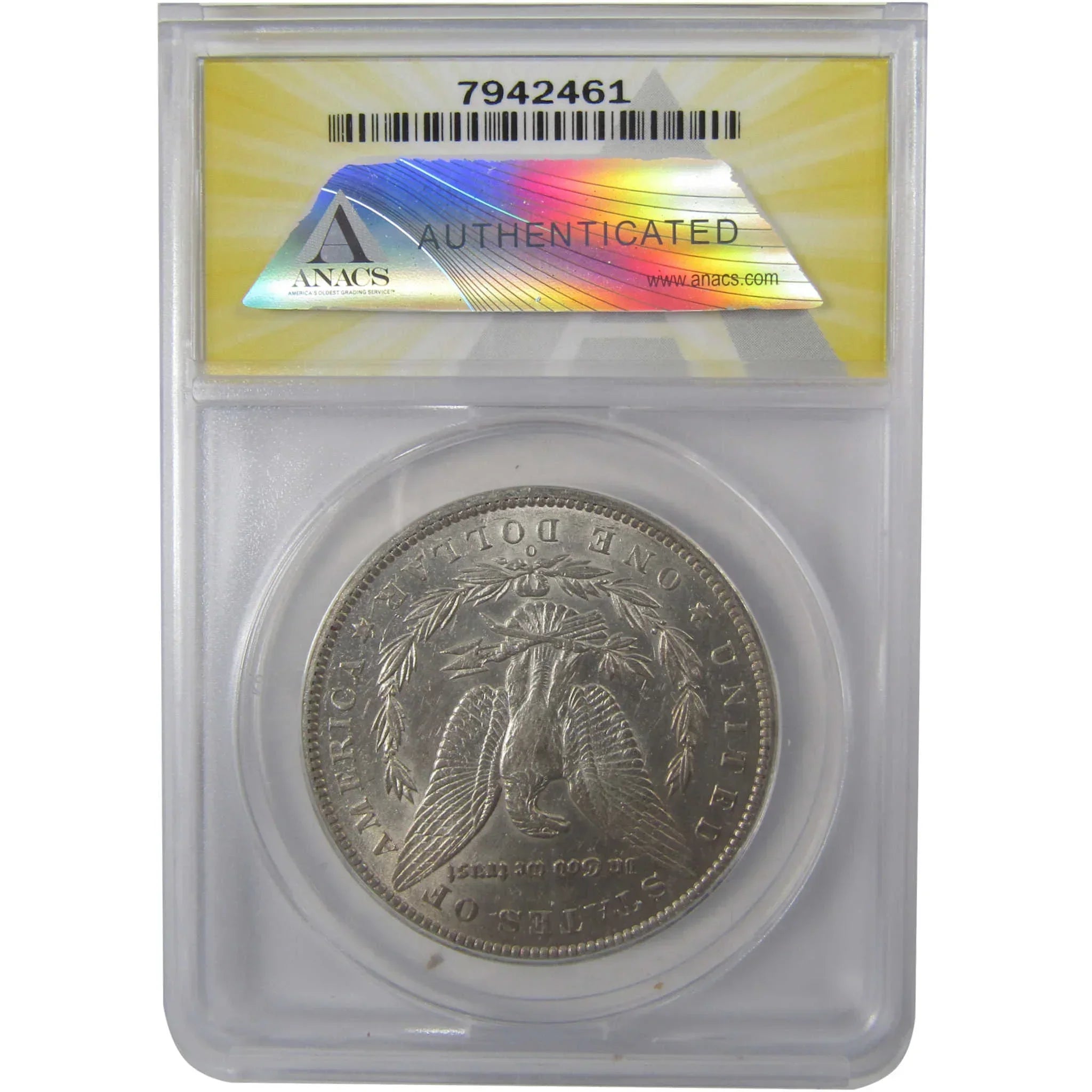 1886 O Morgan Silver Dollar AU 55 ANACS $1 Coin Collectible SKU:I24962 - Morgan coin - Morgan silver dollar - Morgan silver dollar for sale - Profile Coins & Collectibles
