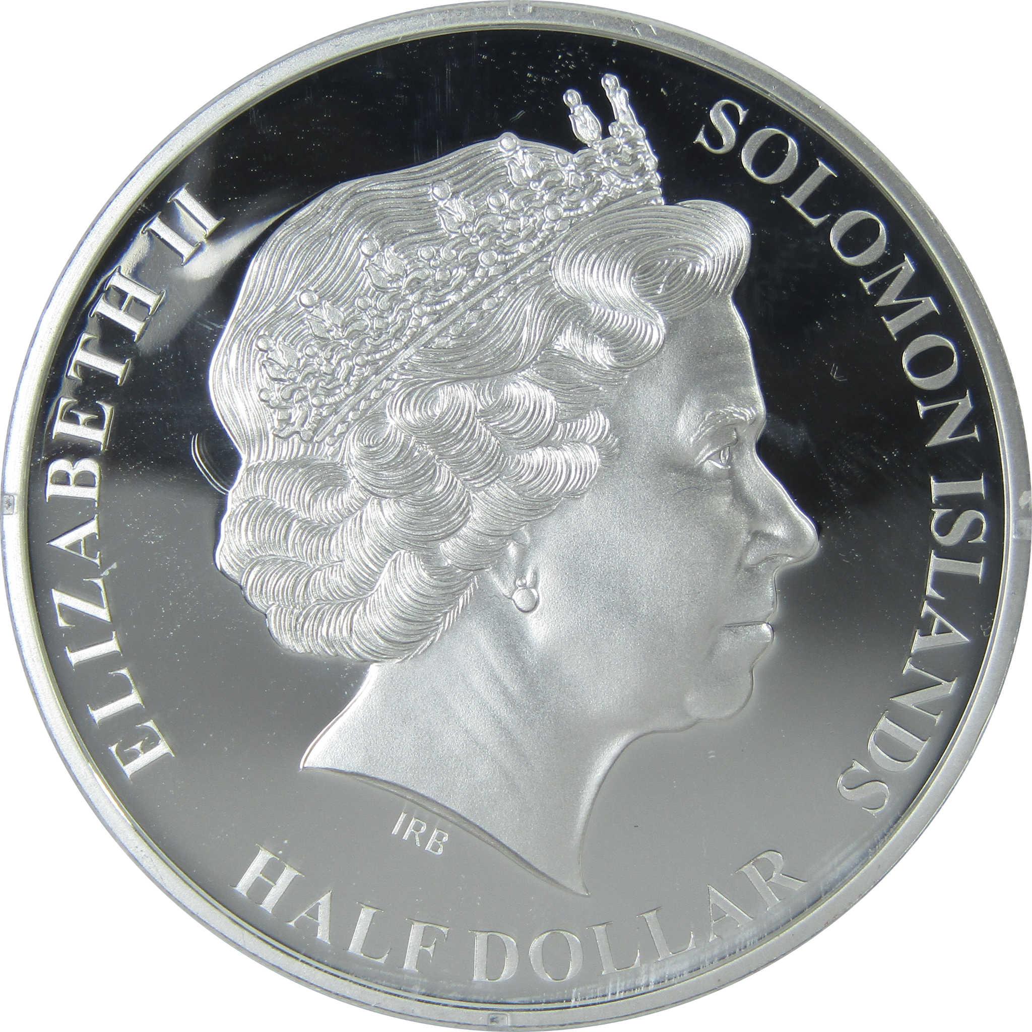50th Anniversary of Moon Landing The Vision Proof 2019 Solomon Islands