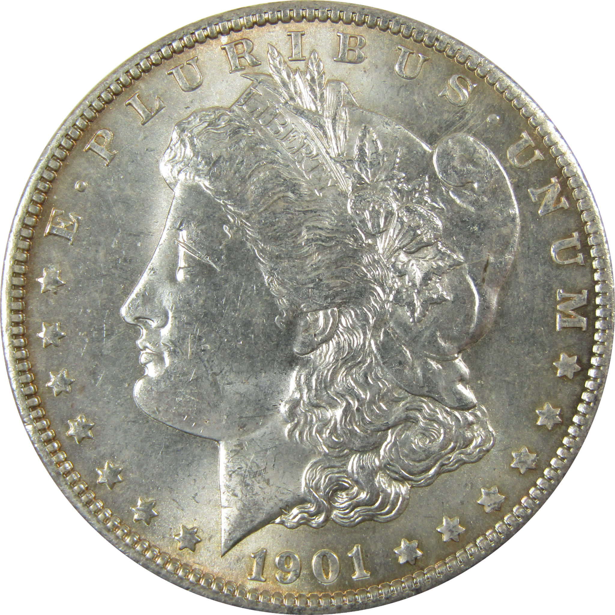 1901 O Morgan Silver Dollar Uncirculated Mint State $1 Coin SKU:I27798