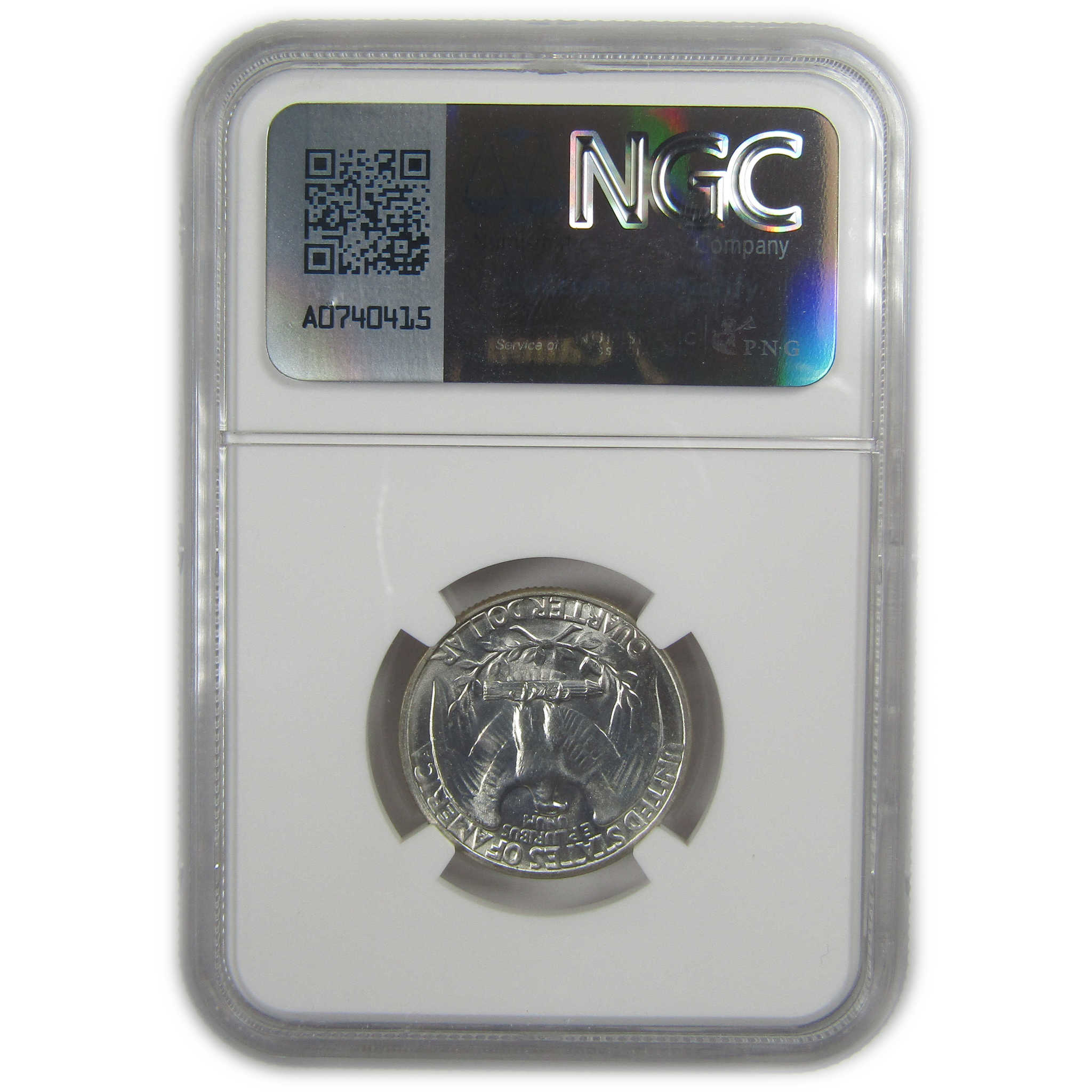 1942 Washington Quarter MS 66 NGC Silver Bag Fragment SKU:I20490