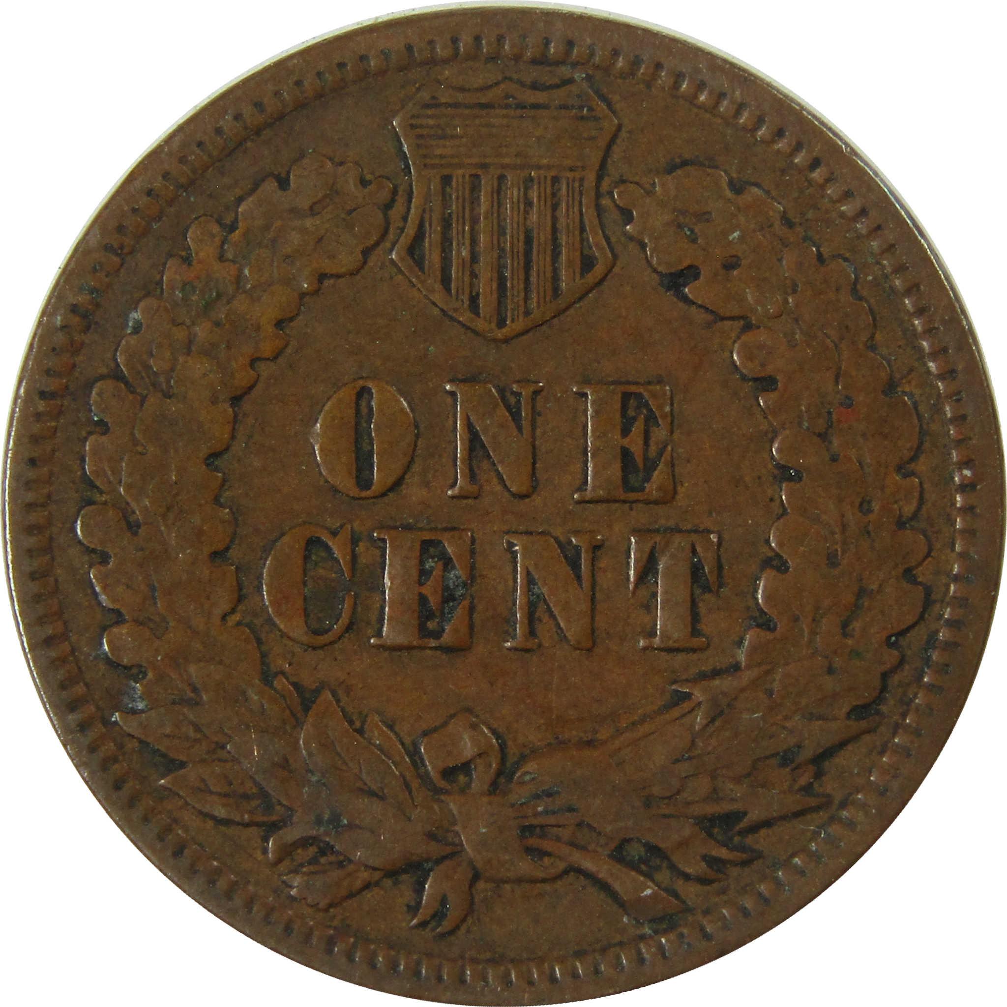 1887 Indian Head Cent VG Very Good Penny 1c Coin SKU:I26981
