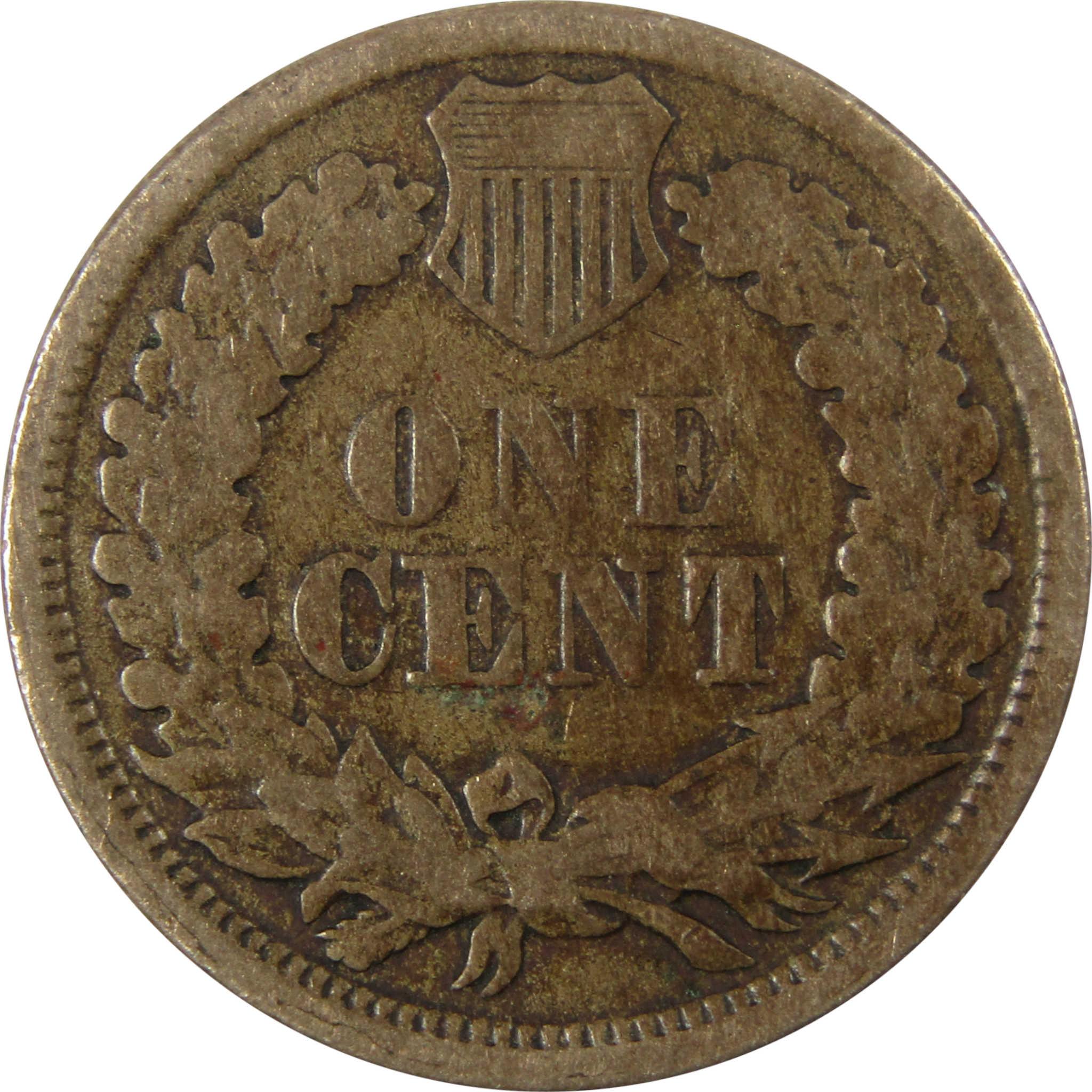 1861 Indian Head Cent VG Very Good Penny 1c Coin SKU:CP1170
