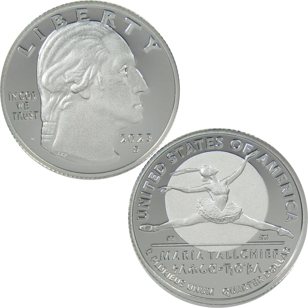 2023 S Maria Tallchief American Women Silver Quarter Proof 25c Coin