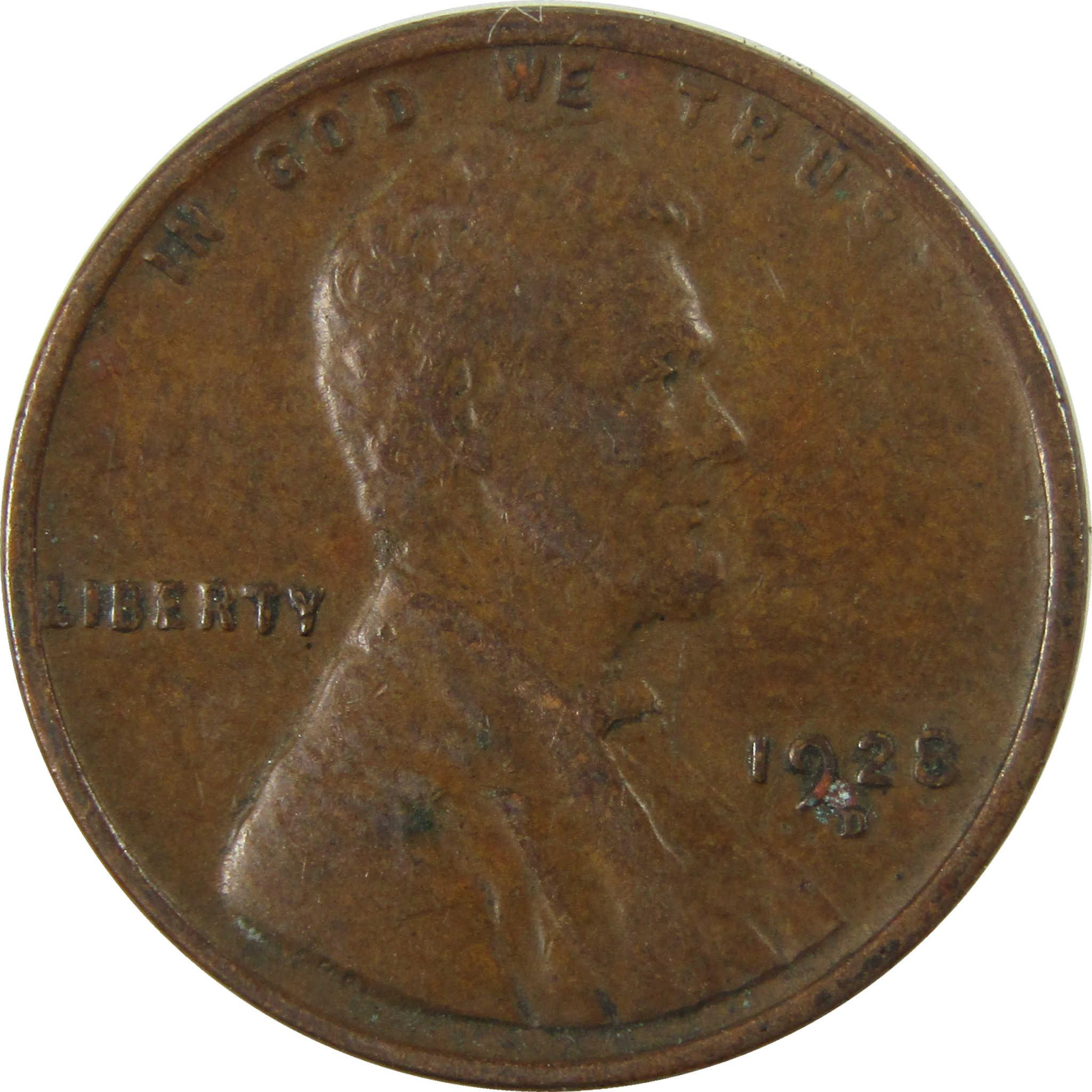 1928 D Lincoln Wheat Cent VF Very Fine Penny 1c Coin SKU:I27593