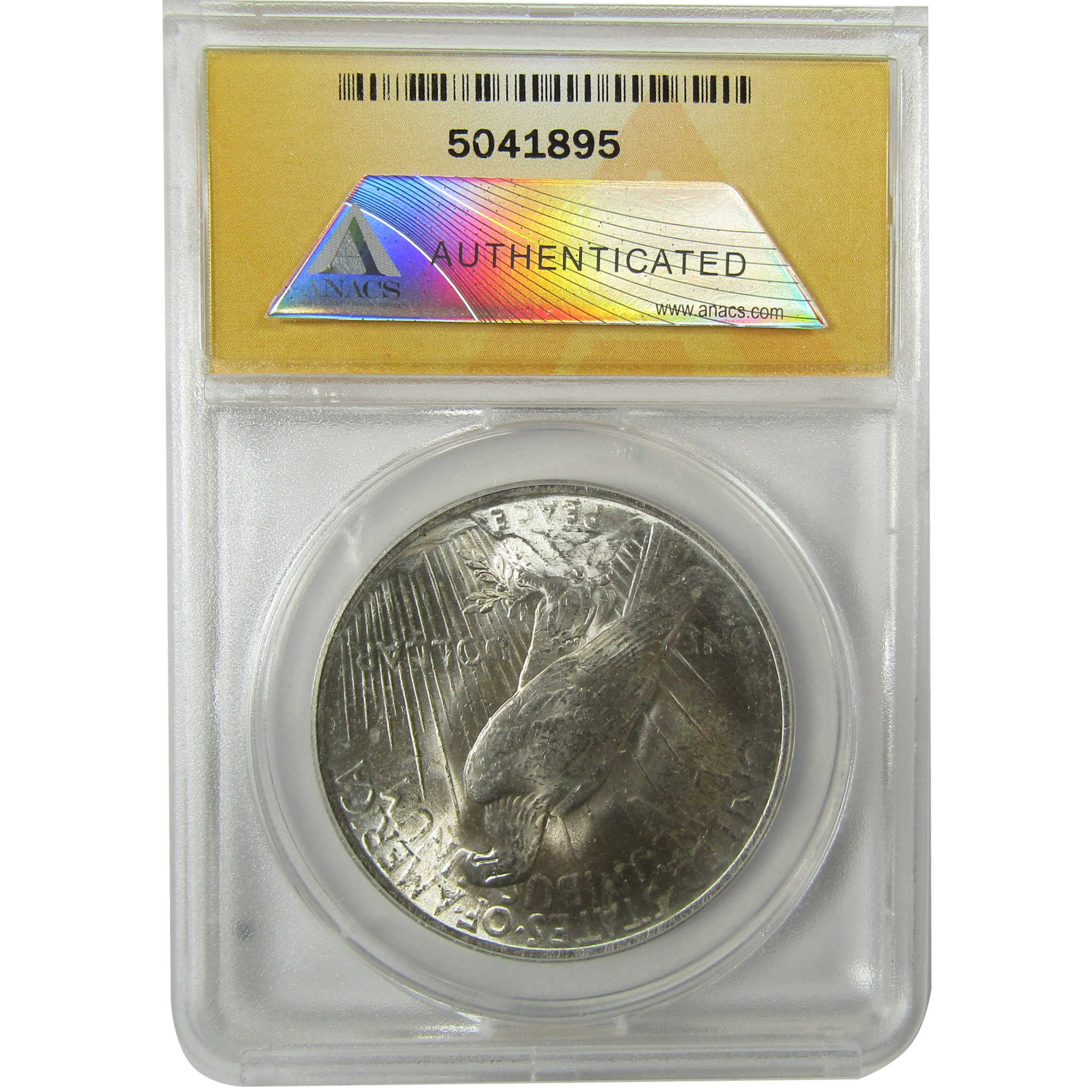 1923 Peace Silver Dollar MS 61 ANACS Uncirculated $1 Coin SKU:I28302