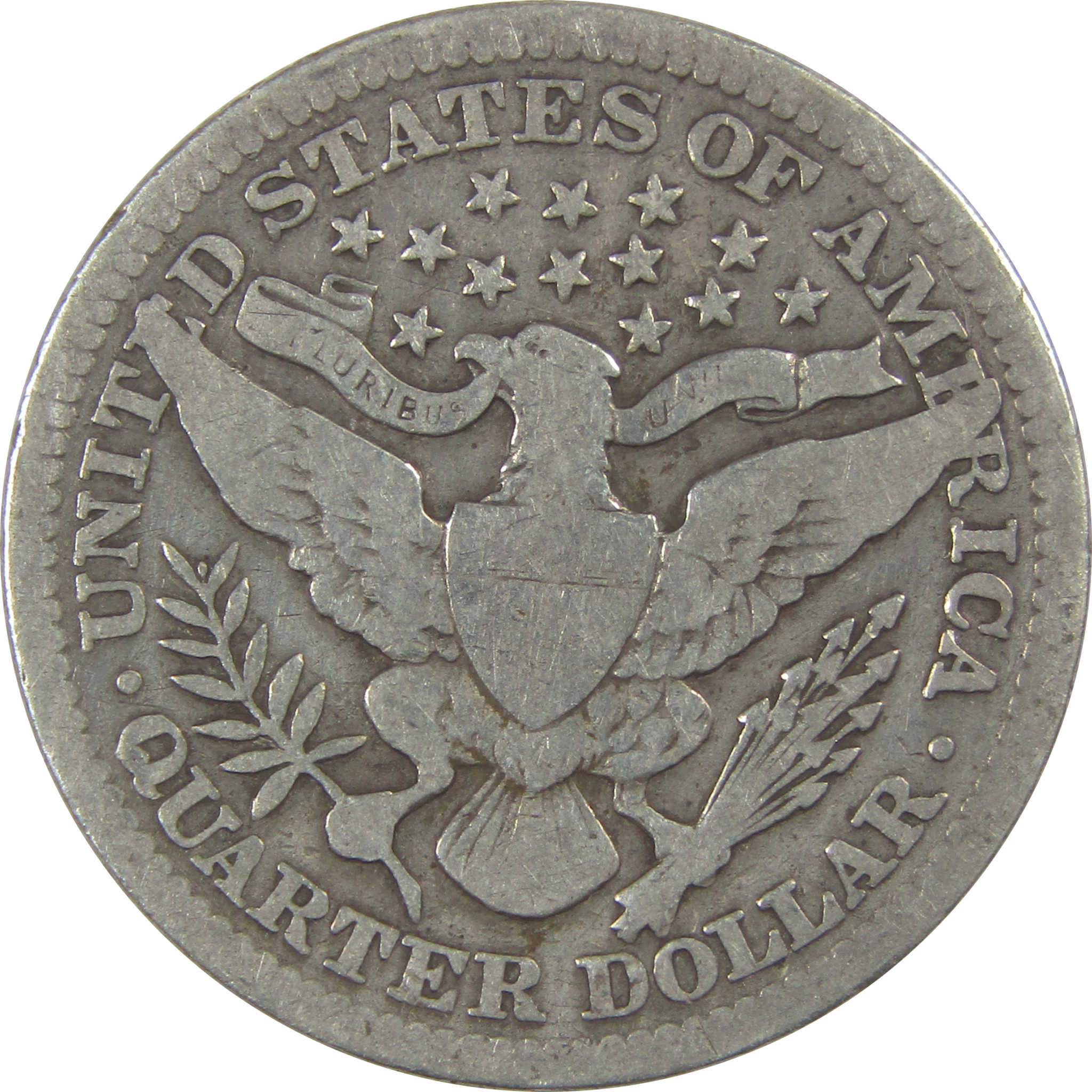 1905 Barber Quarter G Good Details Silver 25c Coin SKU:I21814