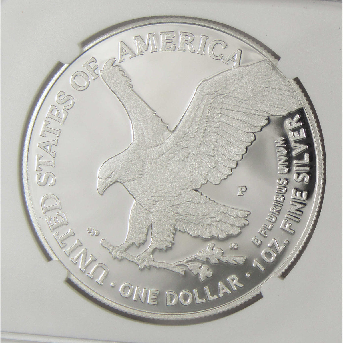2025 P Marine Corps Privy Mark Silver Eagle PF 70 UCAM NGC First Day