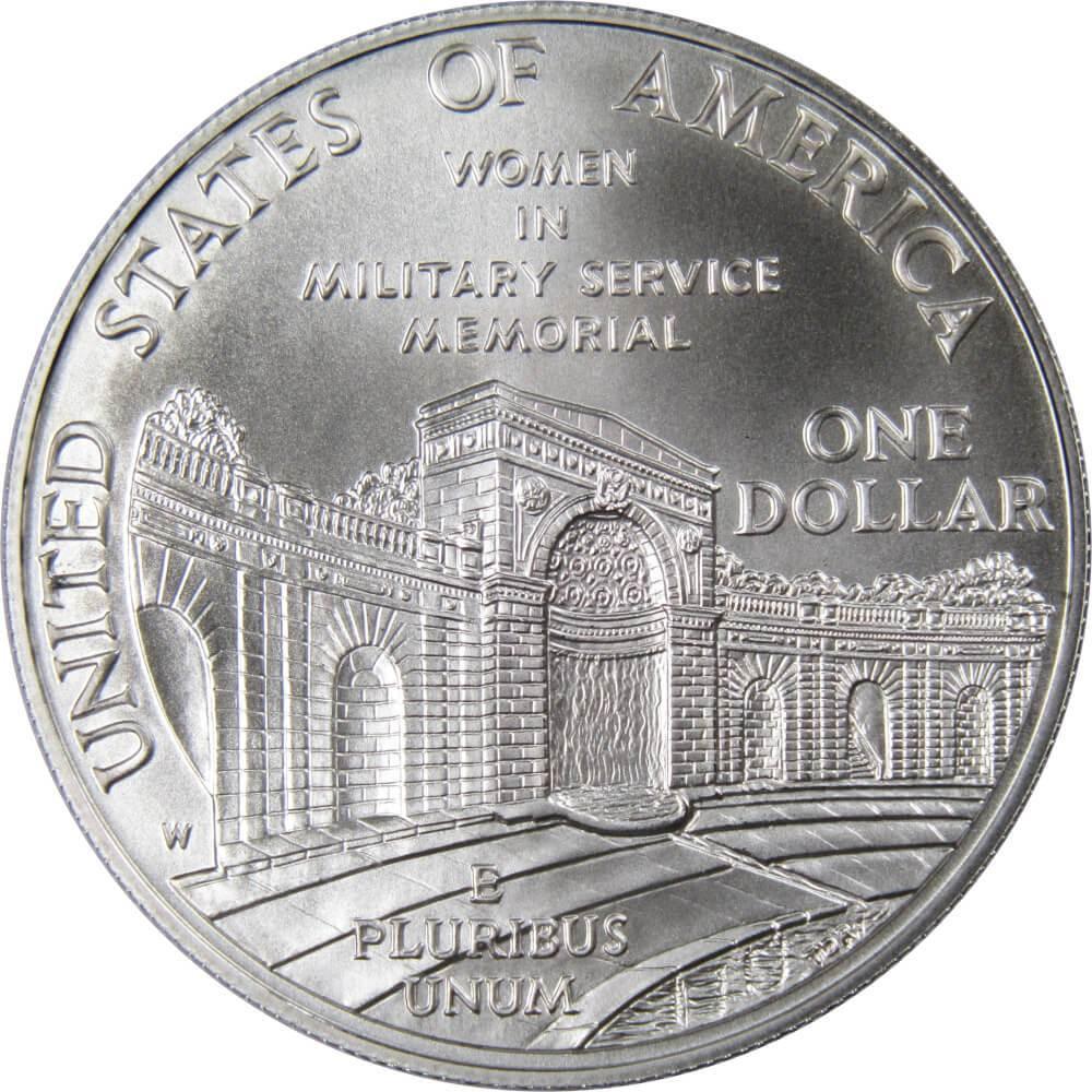 1994 W Women in Military Commemorative Silver Dollar Uncirculated