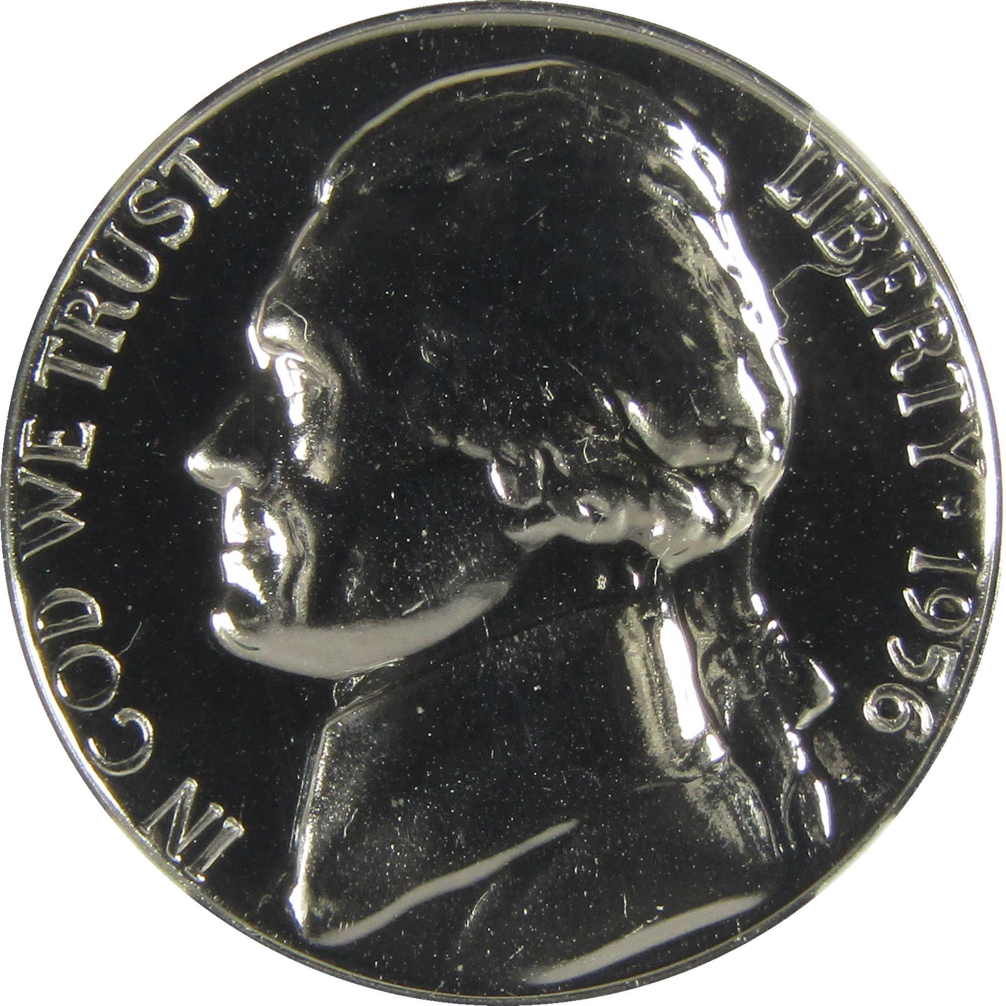 1956 Jefferson Nickel PF 68 NGC Proof 5c Coin Collectible SKU:I27378