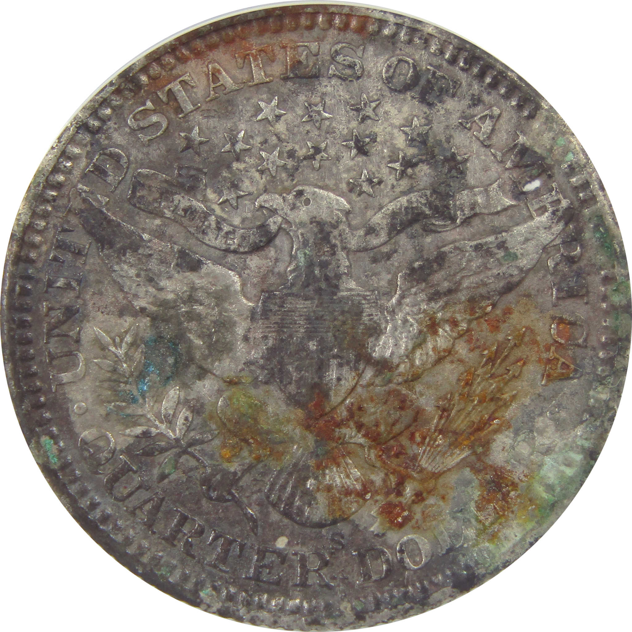 1903 S Barber Quarter VF 20 Details ANACS Silver 25c Coin SKU:I22334