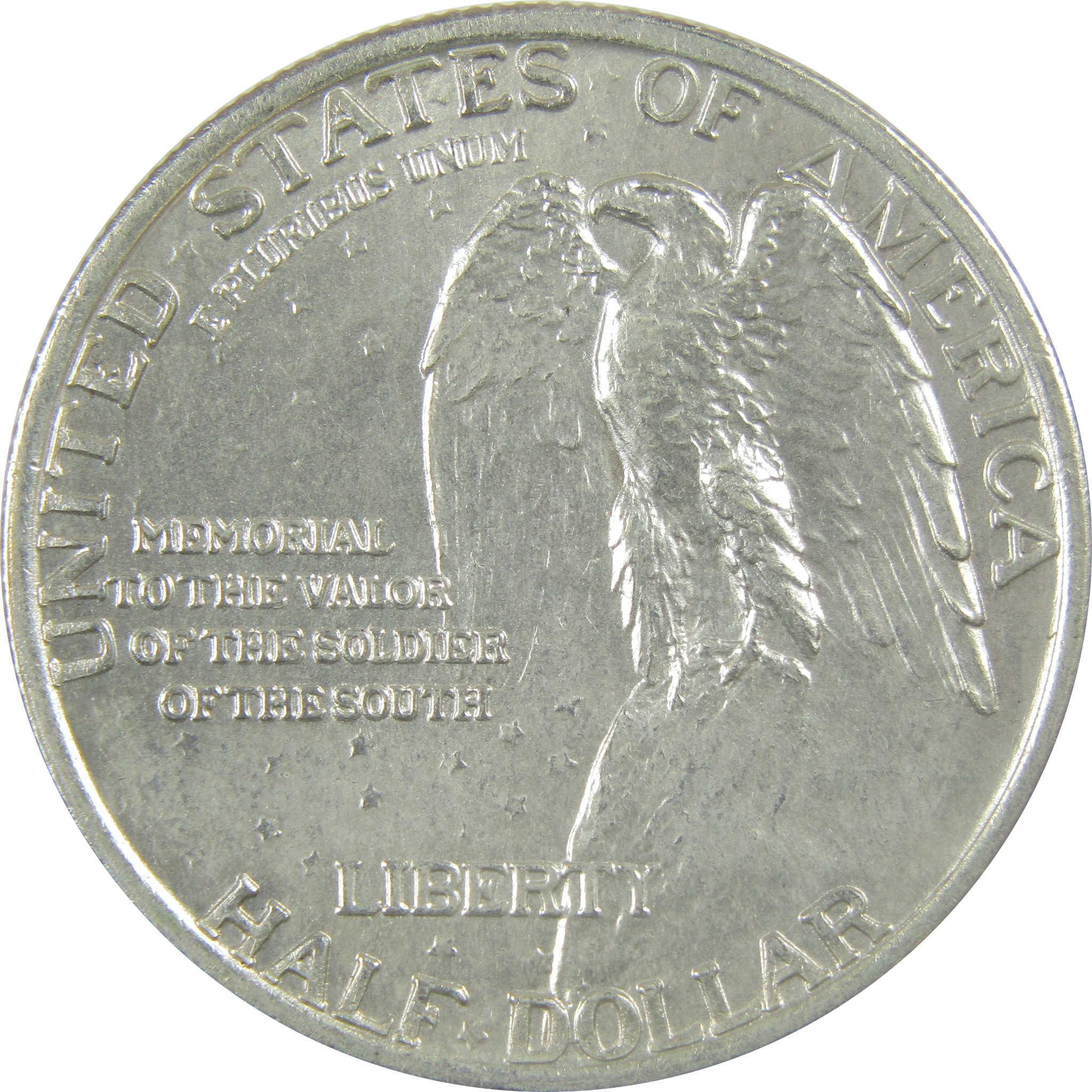 1925 Stone Mountain Commemorative Silver 50c AU About Unc SKU:I24672