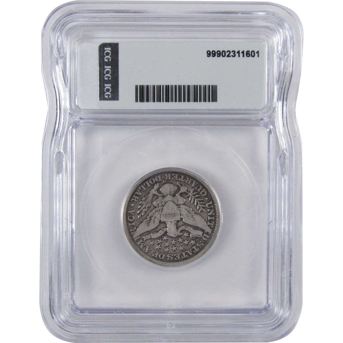 1895 O Barber Silver Quarter VG 8 ICG 25c Coin Collectible SKU:I29079