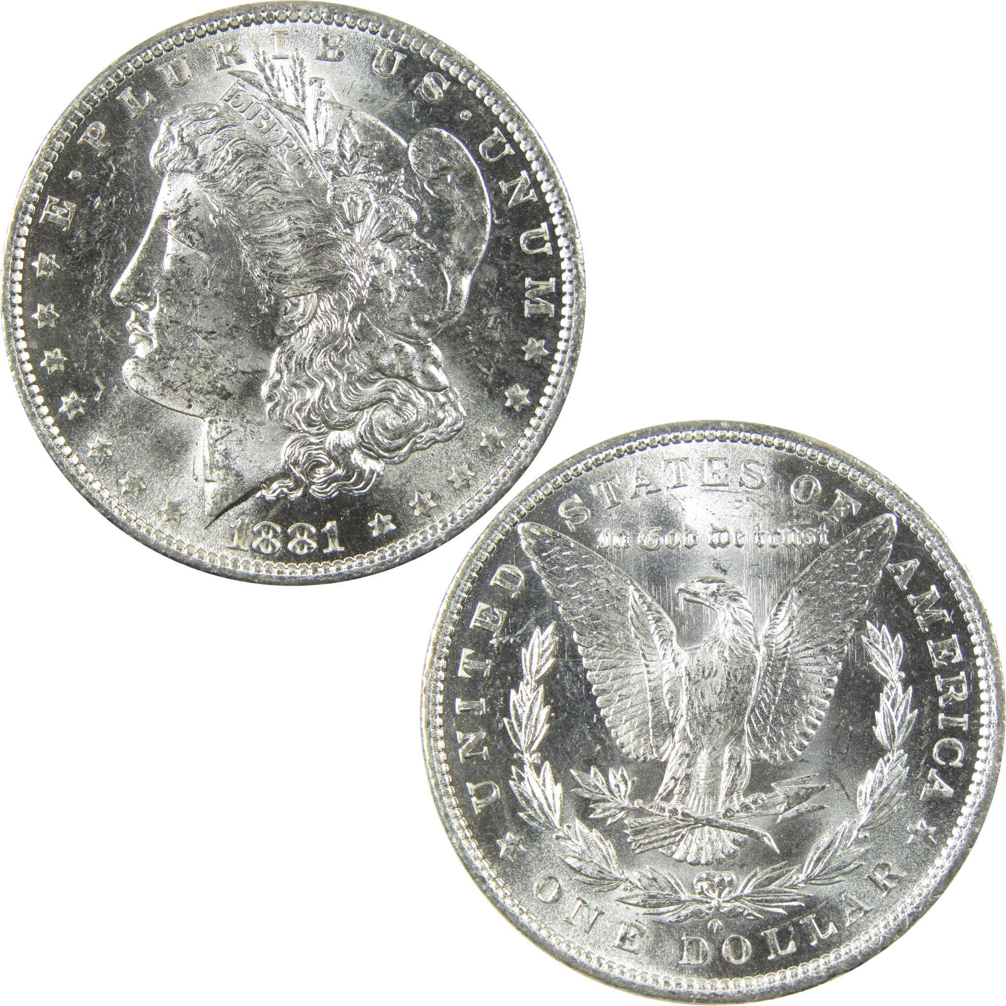 1881 O Morgan Silver Dollar Uncirculated Mint State $1 Coin SKU:I24631 - Morgan coin - Morgan silver dollar - Morgan silver dollar for sale - Profile Coins & Collectibles