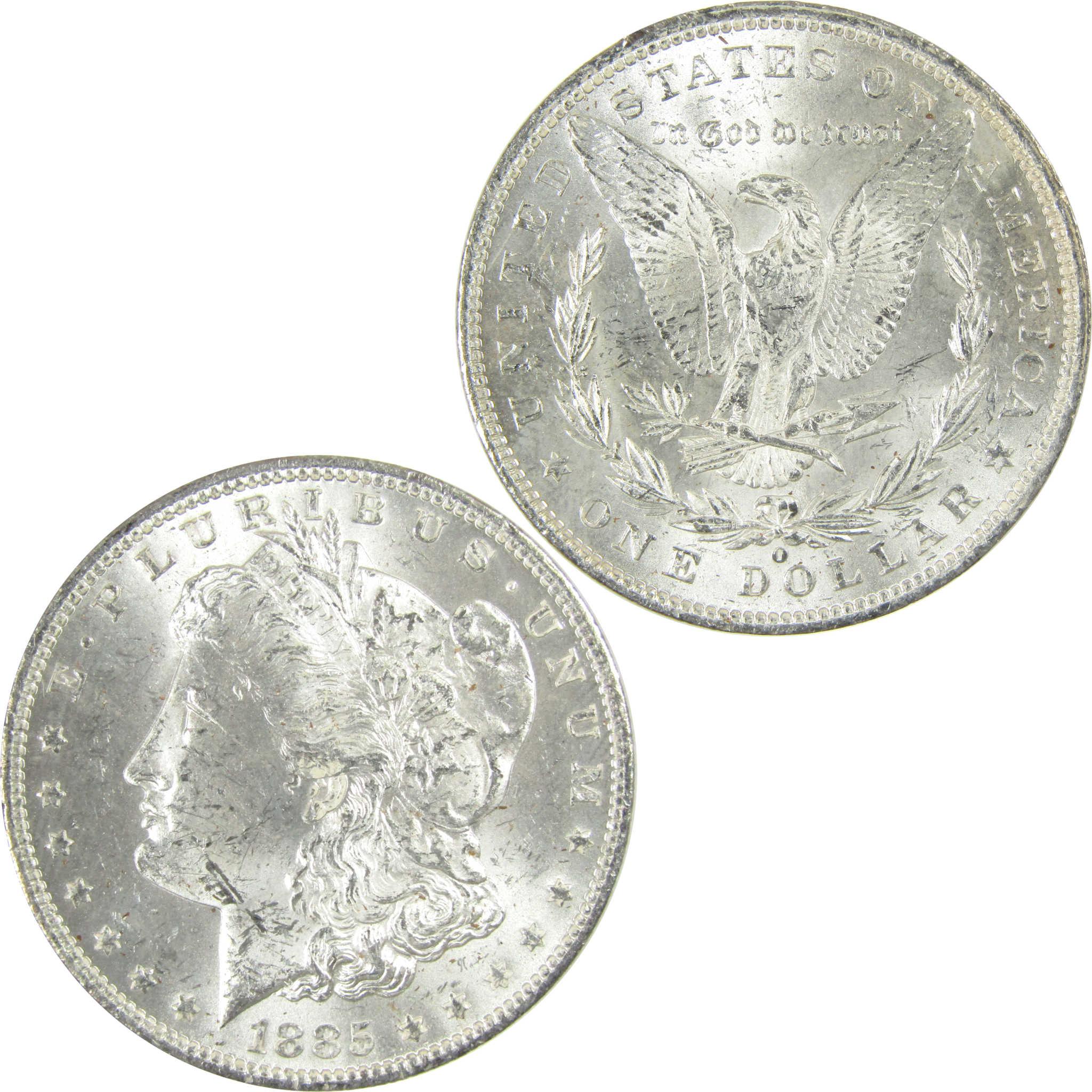 1885 O Morgan Silver Dollar Uncirculated Mint State $1 Coin SKU:I27476 - Morgan coin - Morgan silver dollar - Morgan silver dollar for sale - Profile Coins & Collectibles