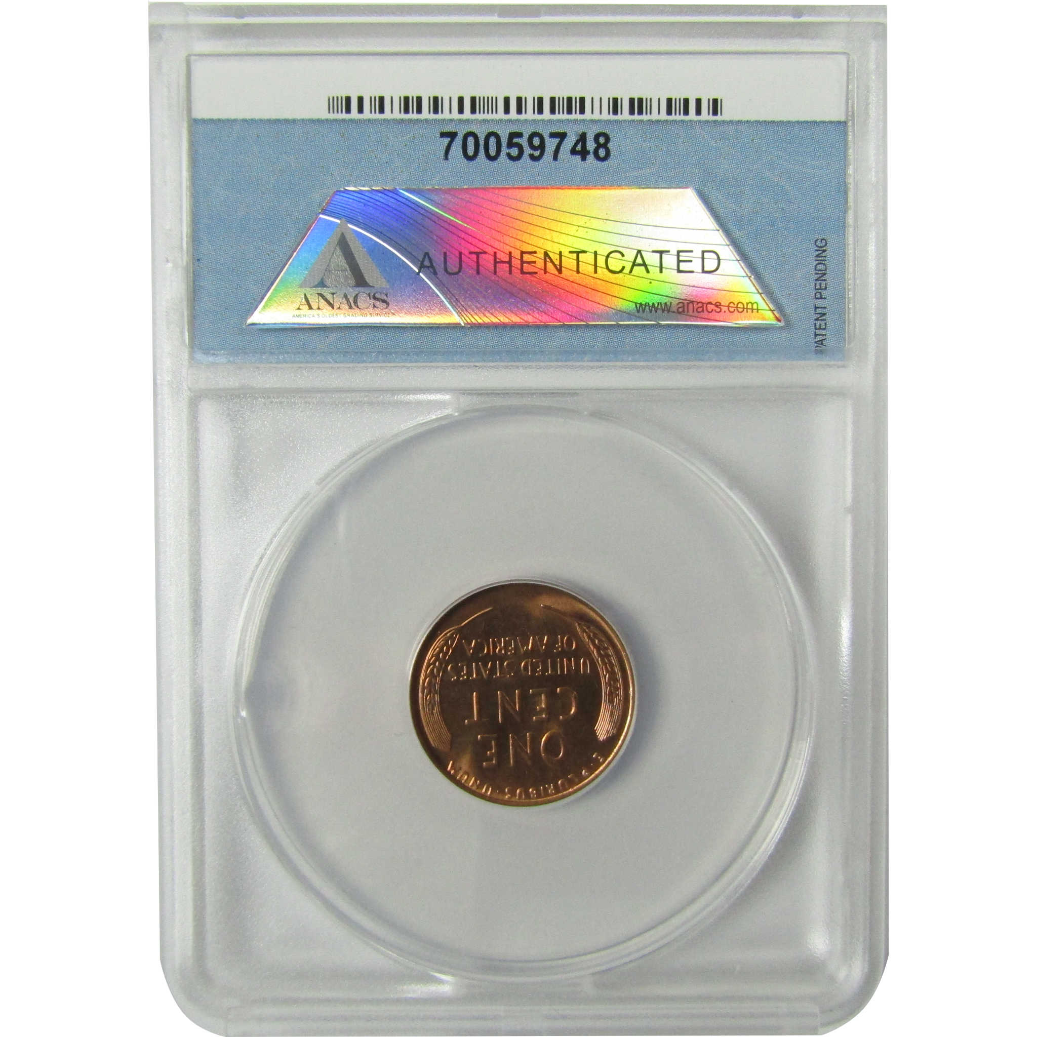 1940 S Lincoln Wheat Cent MS 63 RD ANACS Penny 1c Coin SKU:I28423