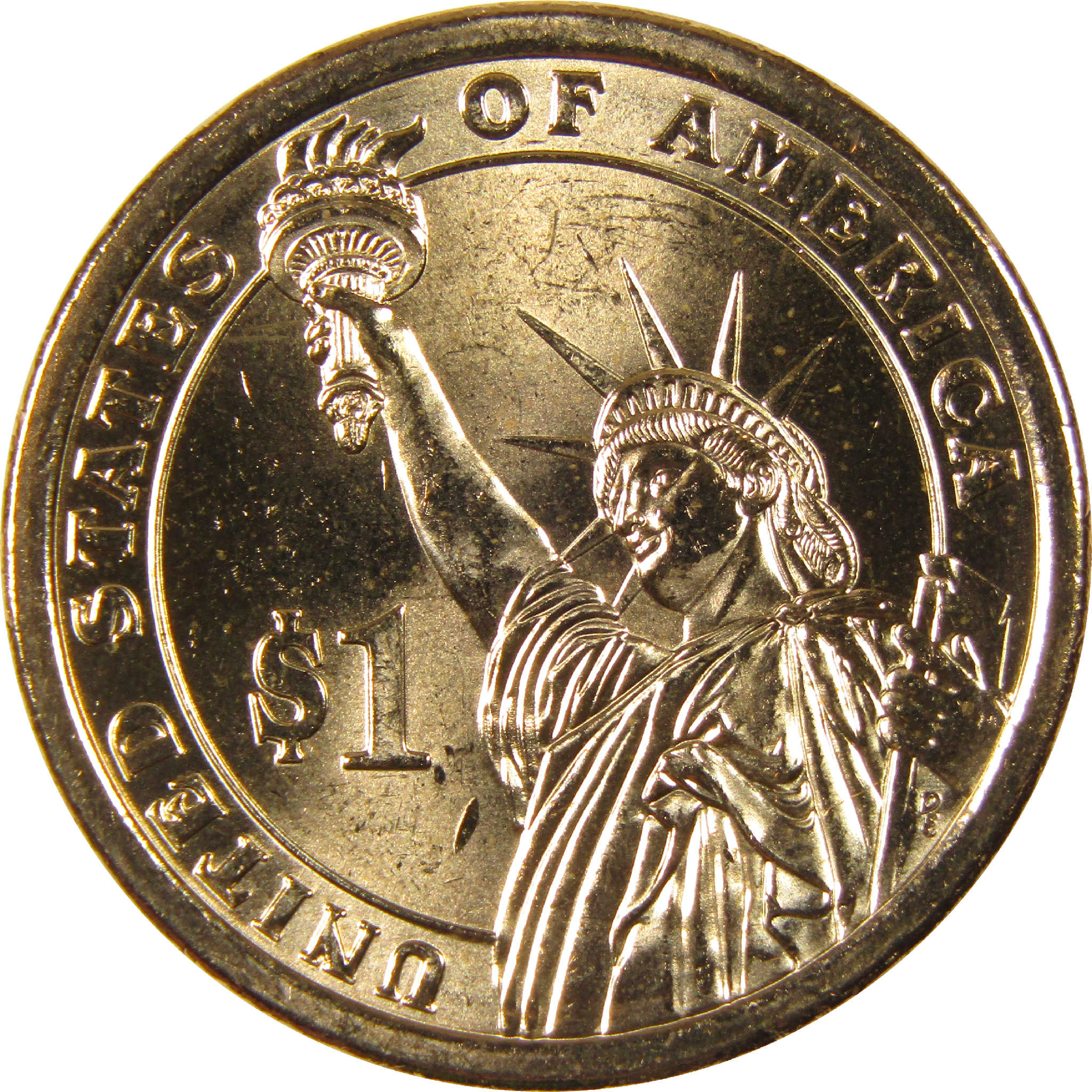 2012 D Grover Cleveland 1st Term Presidential Dollar Uncirculated $1