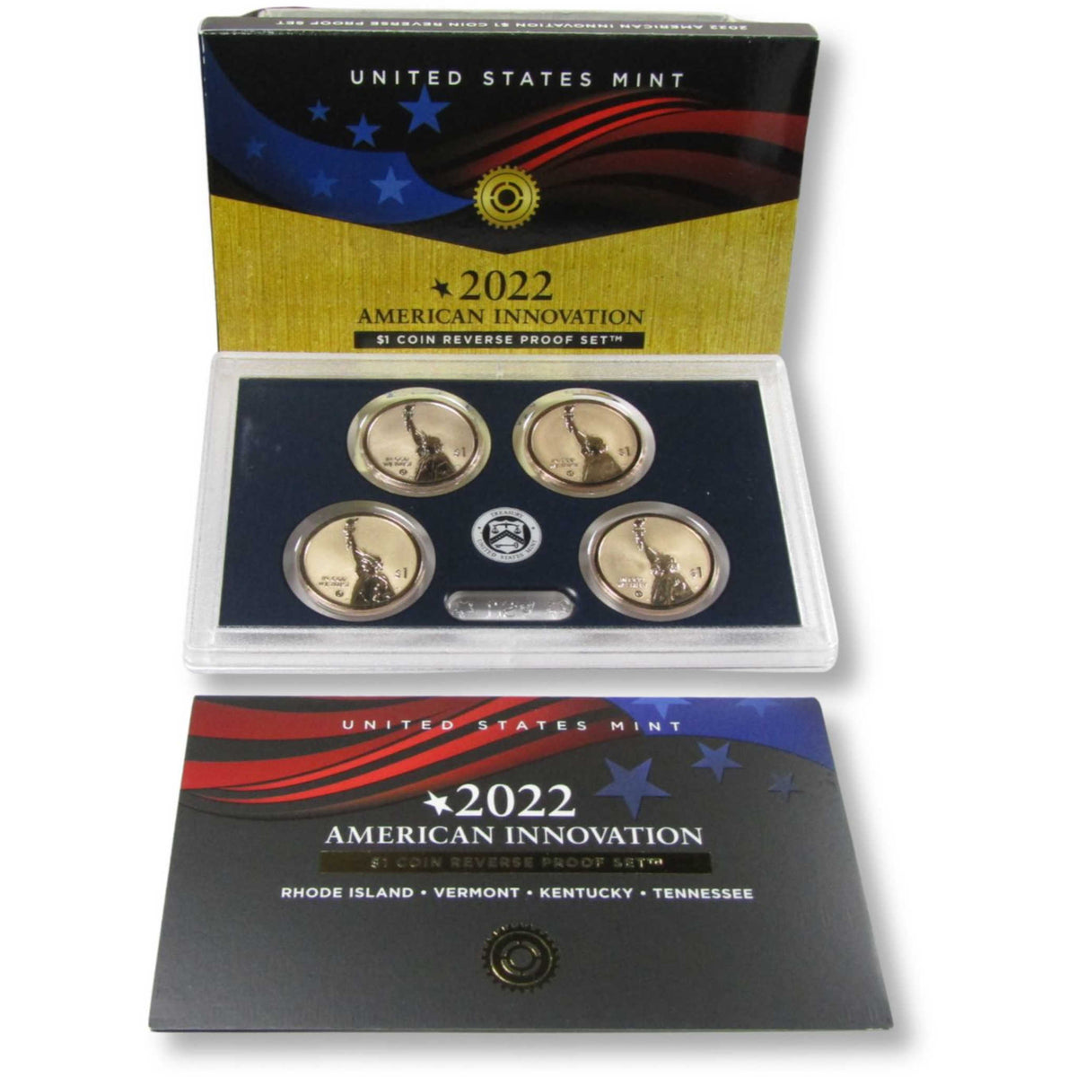 2022 American Innovation Dollar Reverse Proof Set U.S. Mint OGP COA