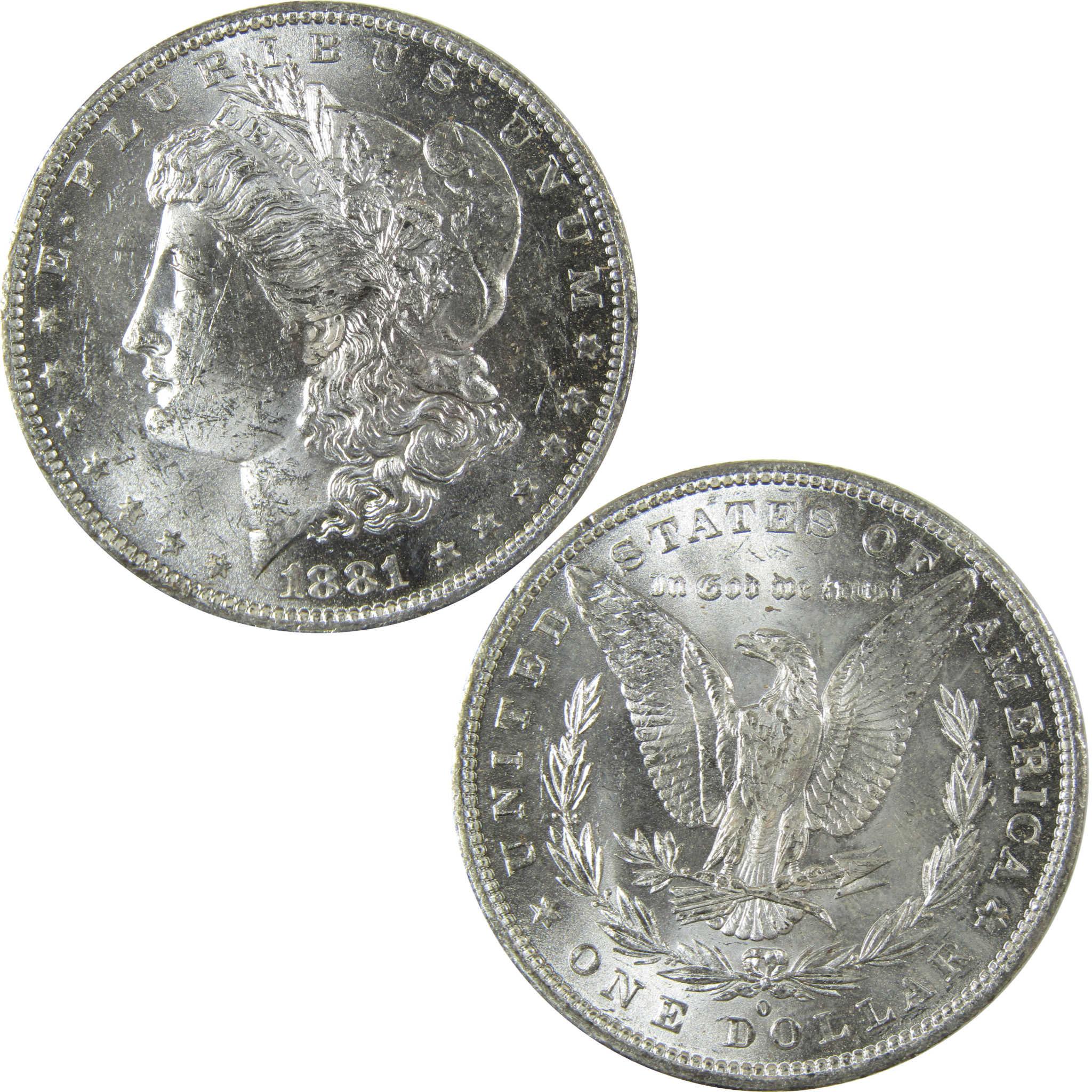 1881 O Morgan Silver Dollar Uncirculated Mint State $1 Coin SKU:I27722 - Morgan coin - Morgan silver dollar - Morgan silver dollar for sale - Profile Coins & Collectibles